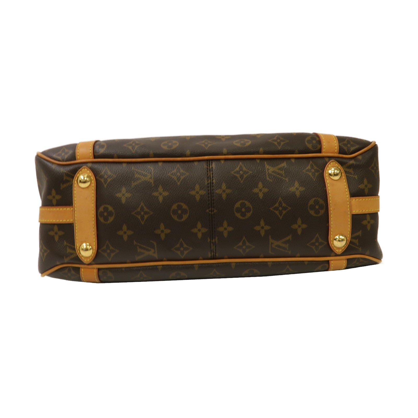 LOUIS VUITTON Monogram Stresa PM金扣肩背袋啡色