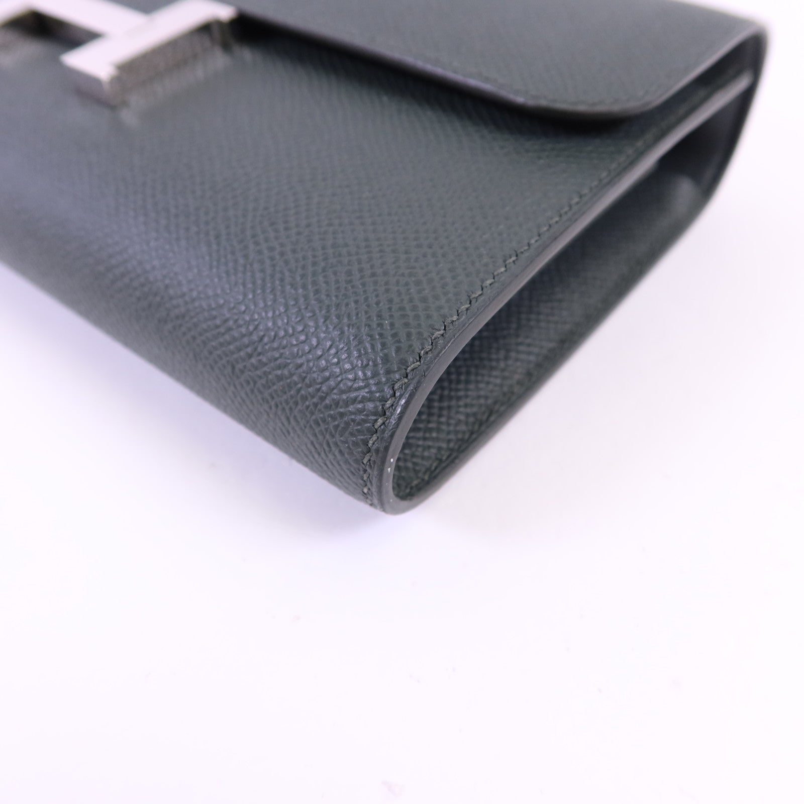 HERMES Epsom皮革Constance To Go銀扣肩背袋