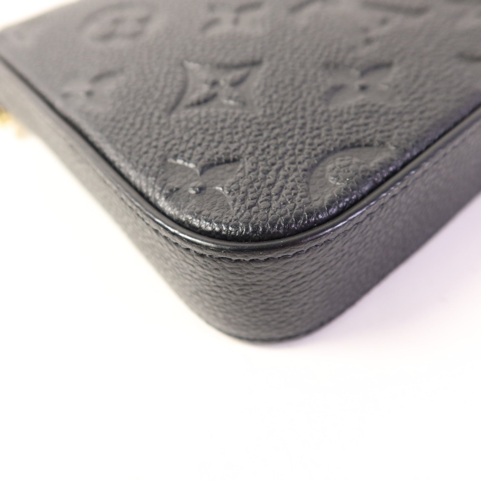 LOUIS VUITTON Monogram Empreinte Felicie Pochette金扣肩背袋