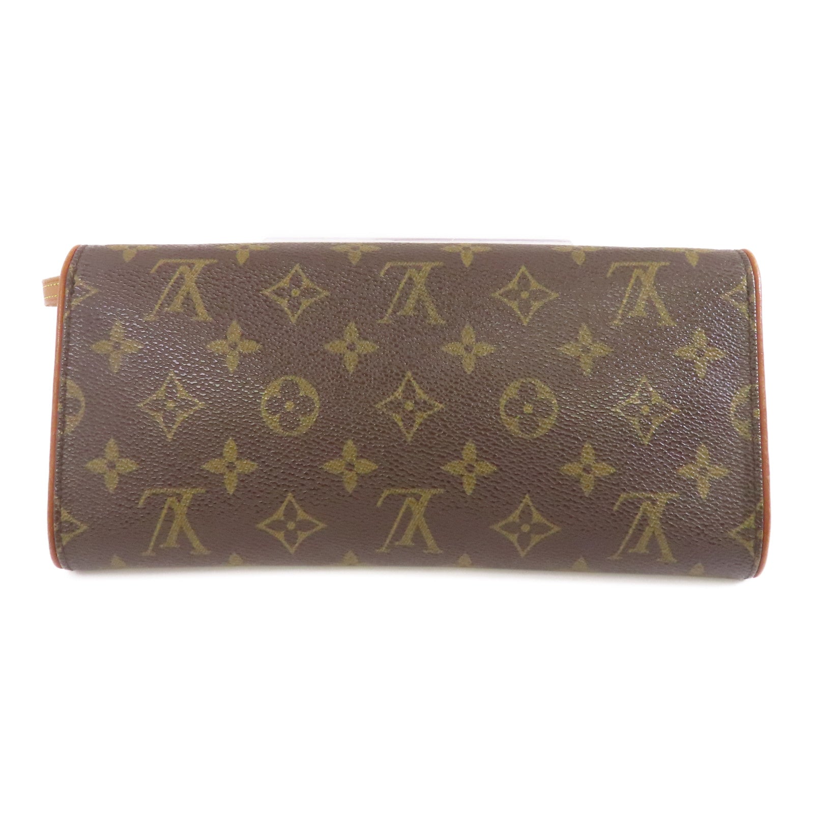 LOUIS VUITTON Monogram Pochette Twin GM金扣肩背袋啡色