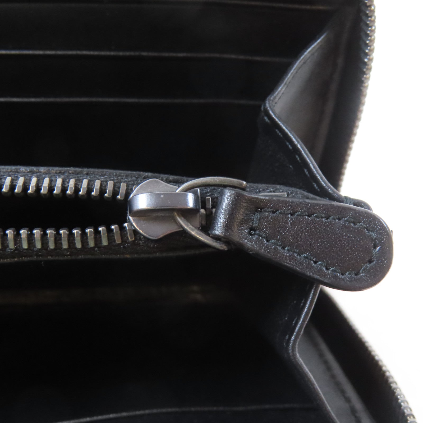 BOTTEGA VENETA 皮革Long Wallet長錢包黑色