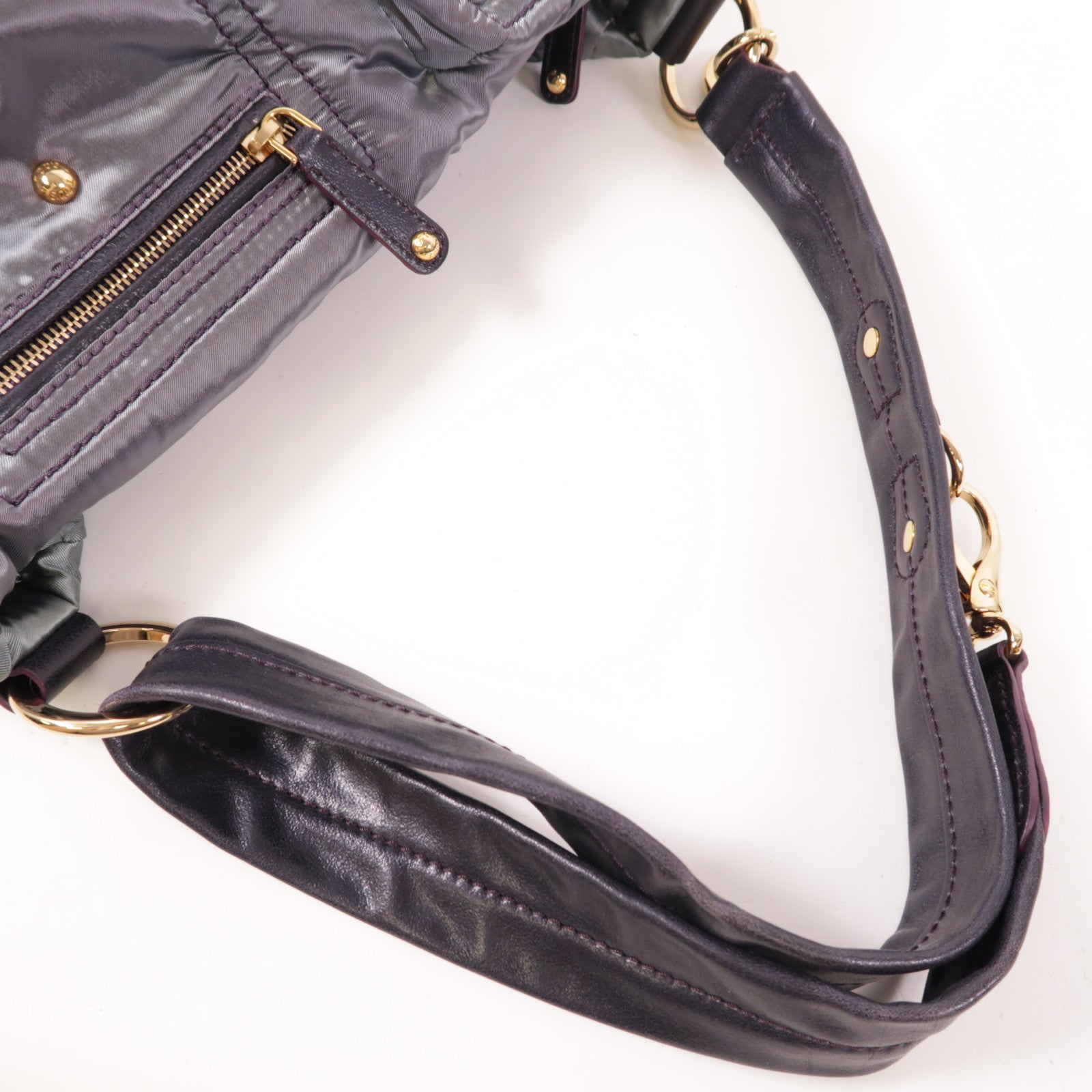 TOD'S 尼龍Shoulder Bag金扣肩背袋