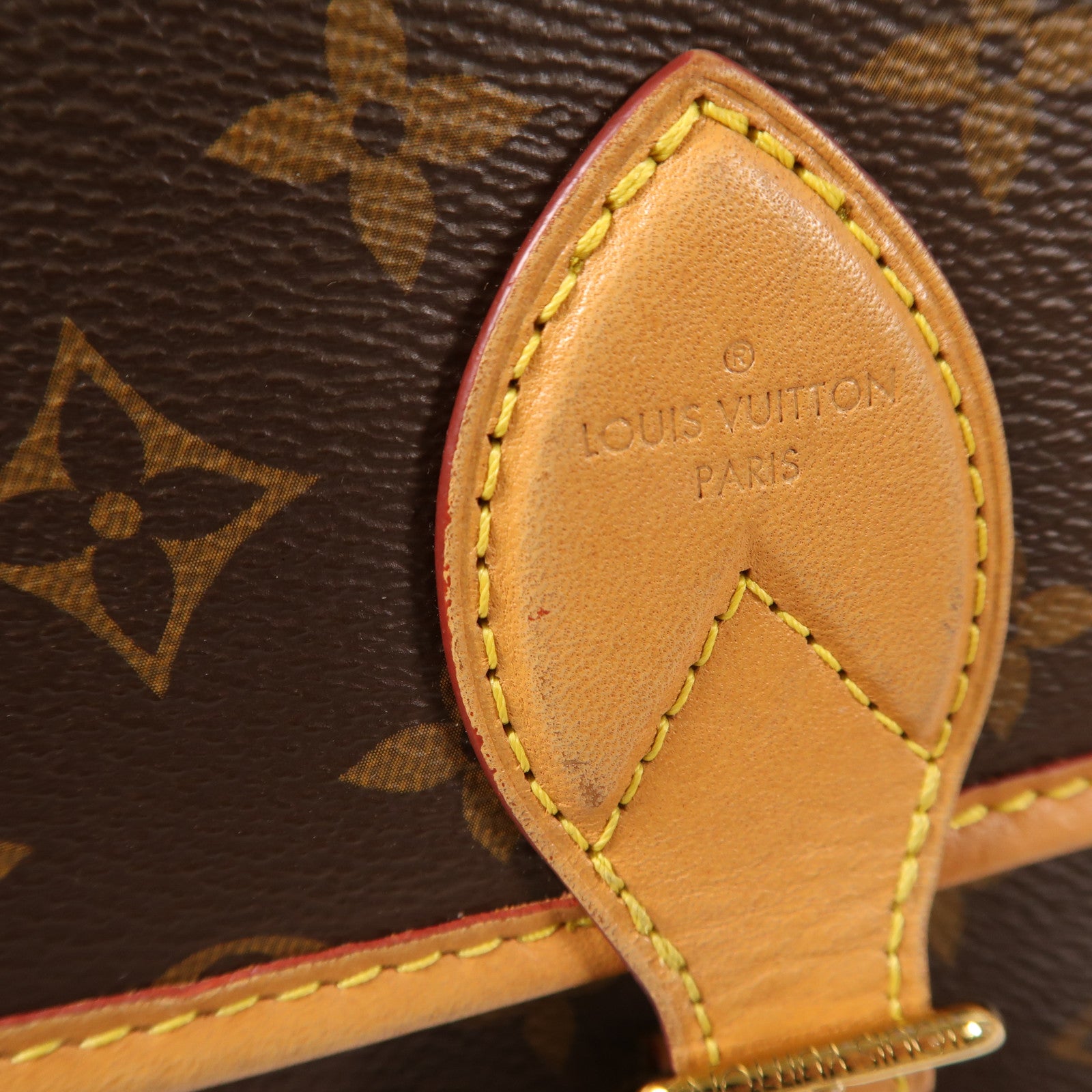 LOUIS VUITTON Monogram Diane金扣肩背袋