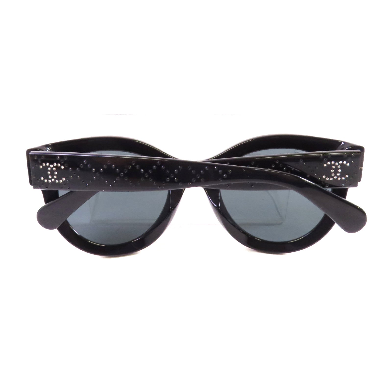 CHANEL PVC/水鑽Sunglasses太陽眼鏡黑色