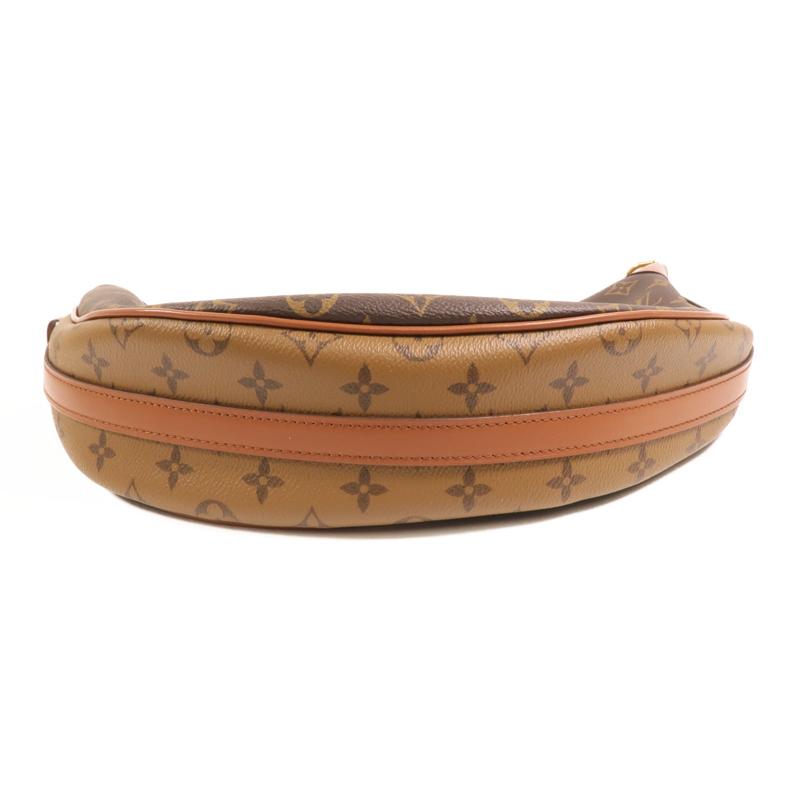 LOUIS VUITTON Monogram Reverse Loop Hobo金扣手挽肩背兩用袋