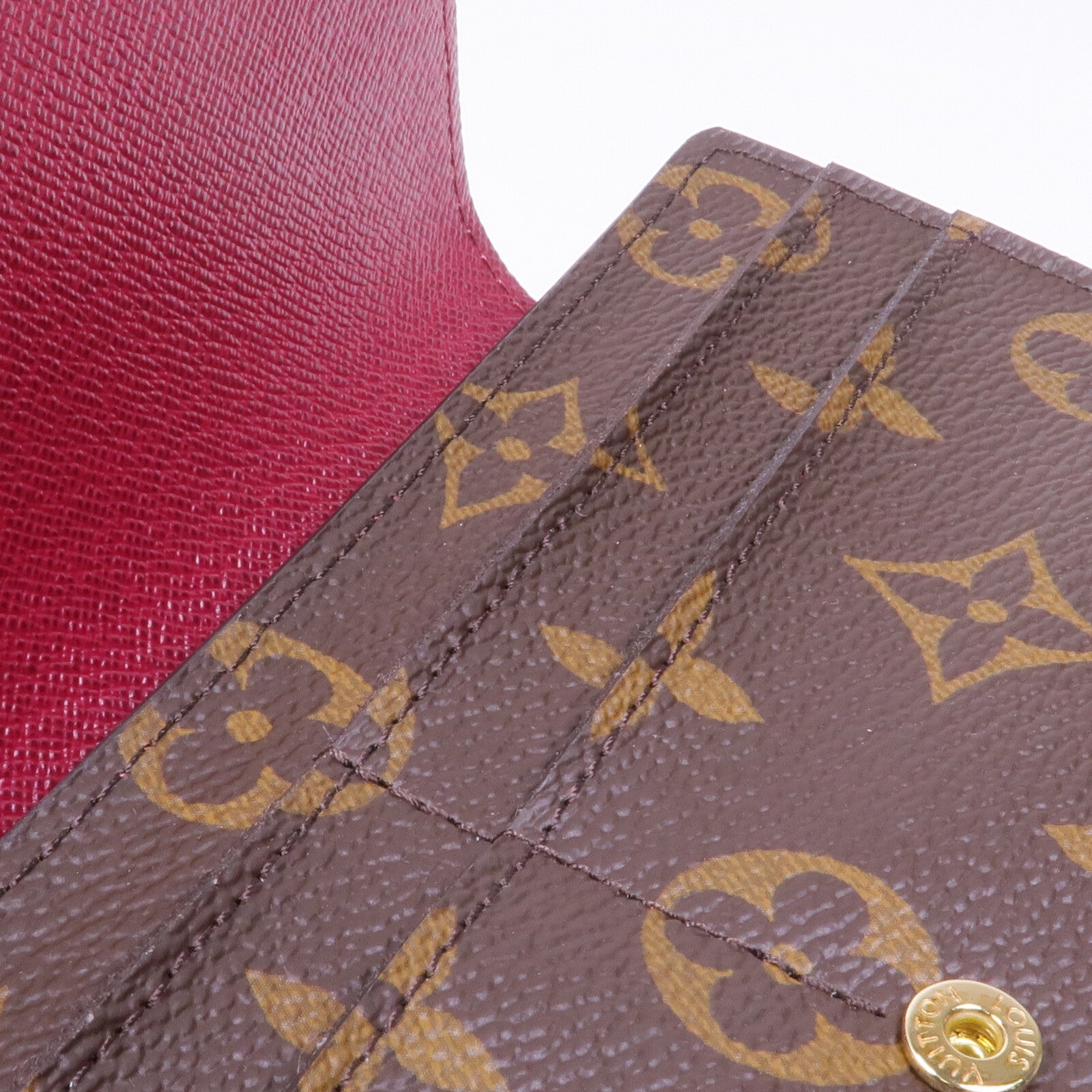 LOUIS VUITTON Monogram Long Wallet金扣長錢包