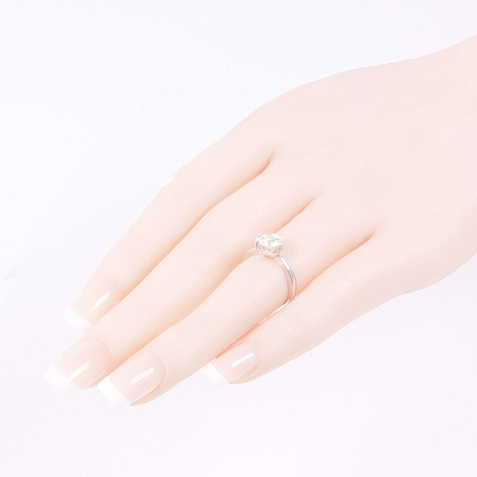 JEWELRY 18K白金TSL Diamond Ring鑽石戒指US#4.75