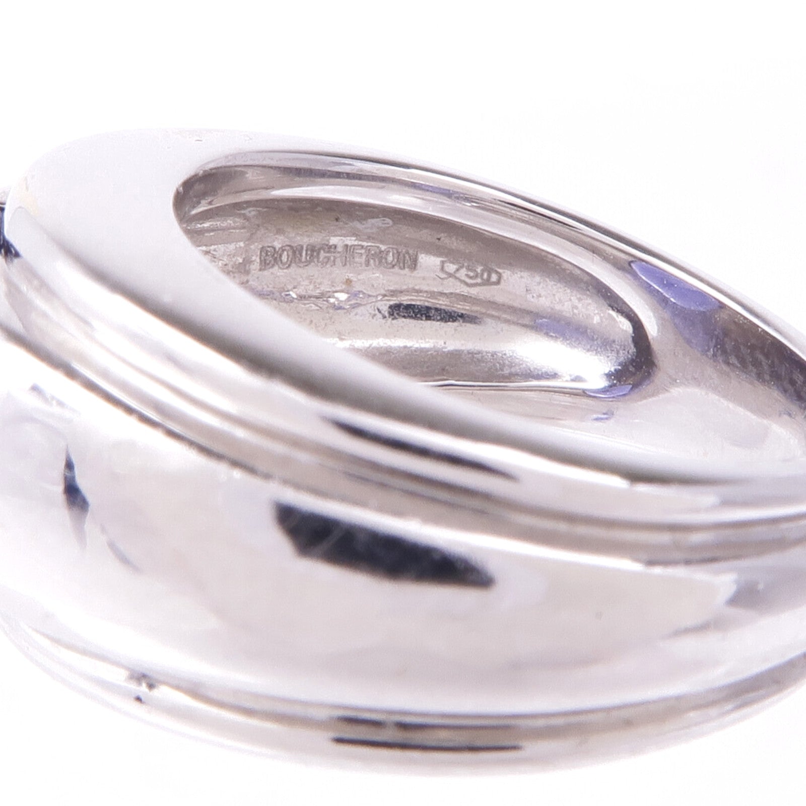 JEWELRY 18K白金Iolite Ring堇青石戒指US#4.75