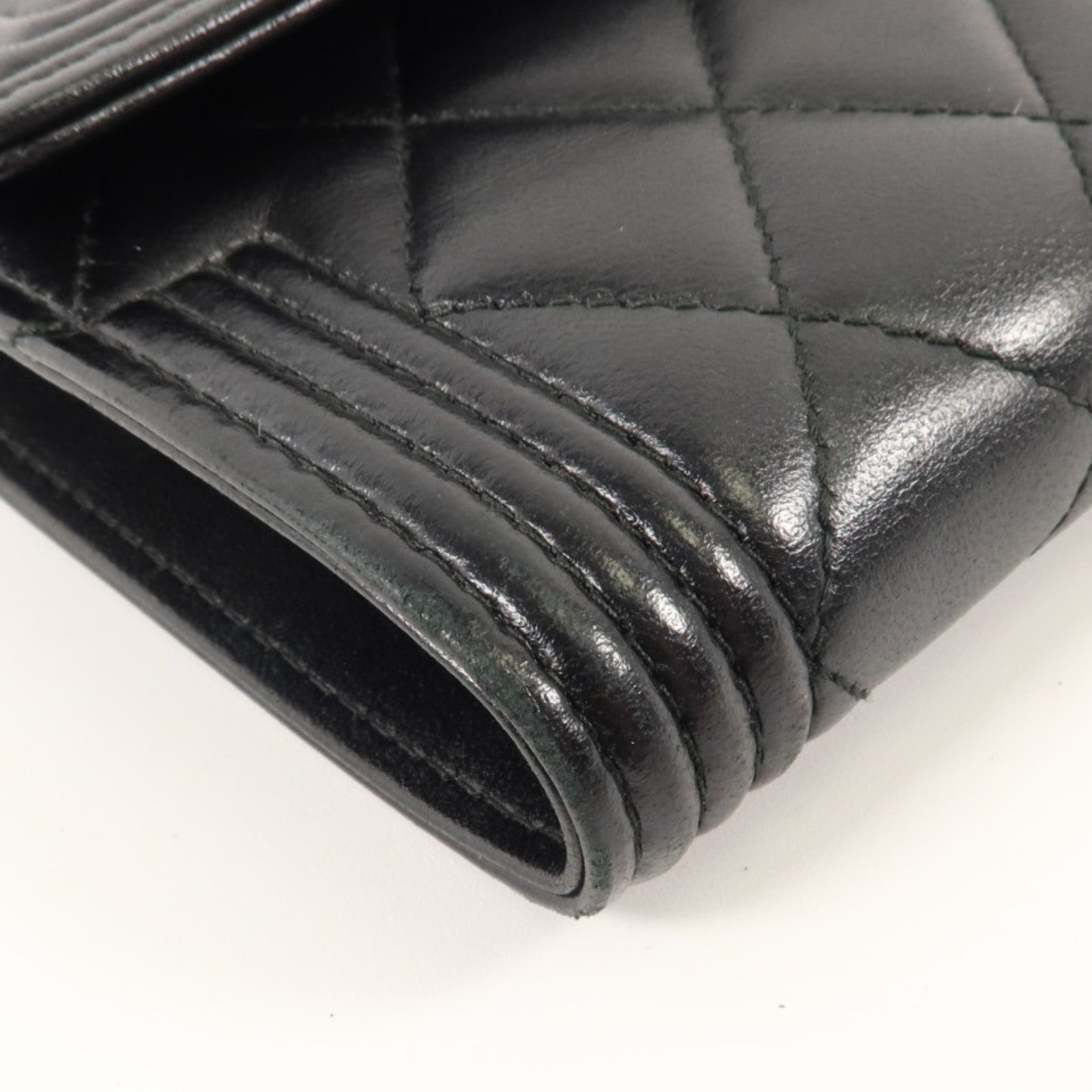 CHANEL 羊皮皮革Boy Chanel Flap Wallet錢包