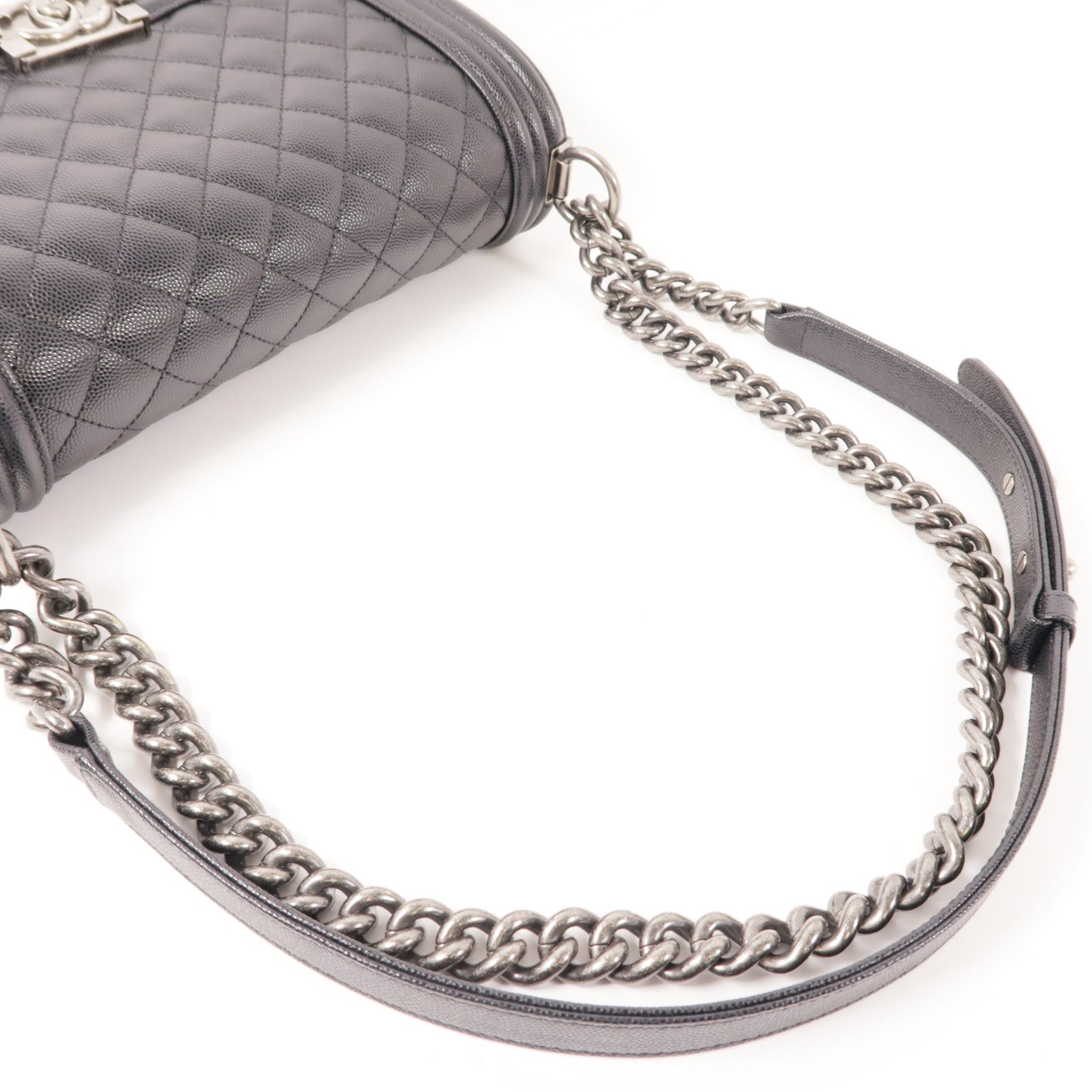 CHANEL 牛皮皮革Boy 25肩背袋