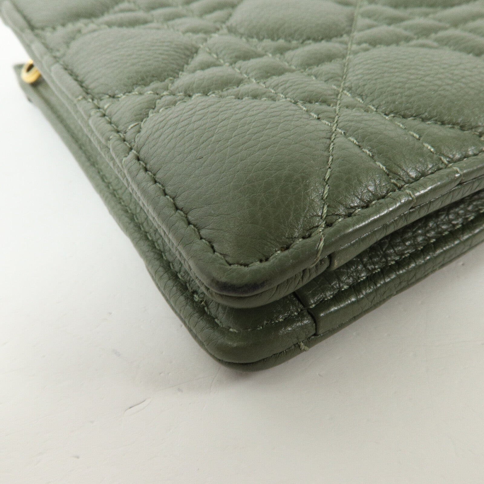 Dior 牛皮皮革Caro Pouch With Chain鏈帶肩背袋