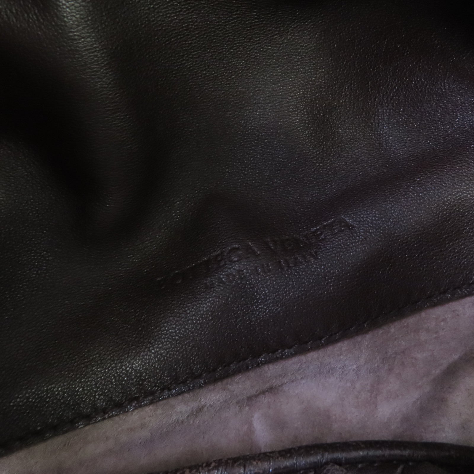 BOTTEGA VENETA 織紋皮革Hand Bag手挽袋啡色