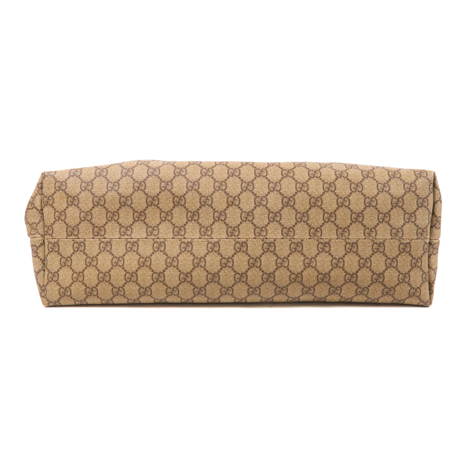 GUCCI 塗層帆布2 Way Shoulder銀扣手挽肩背兩用袋