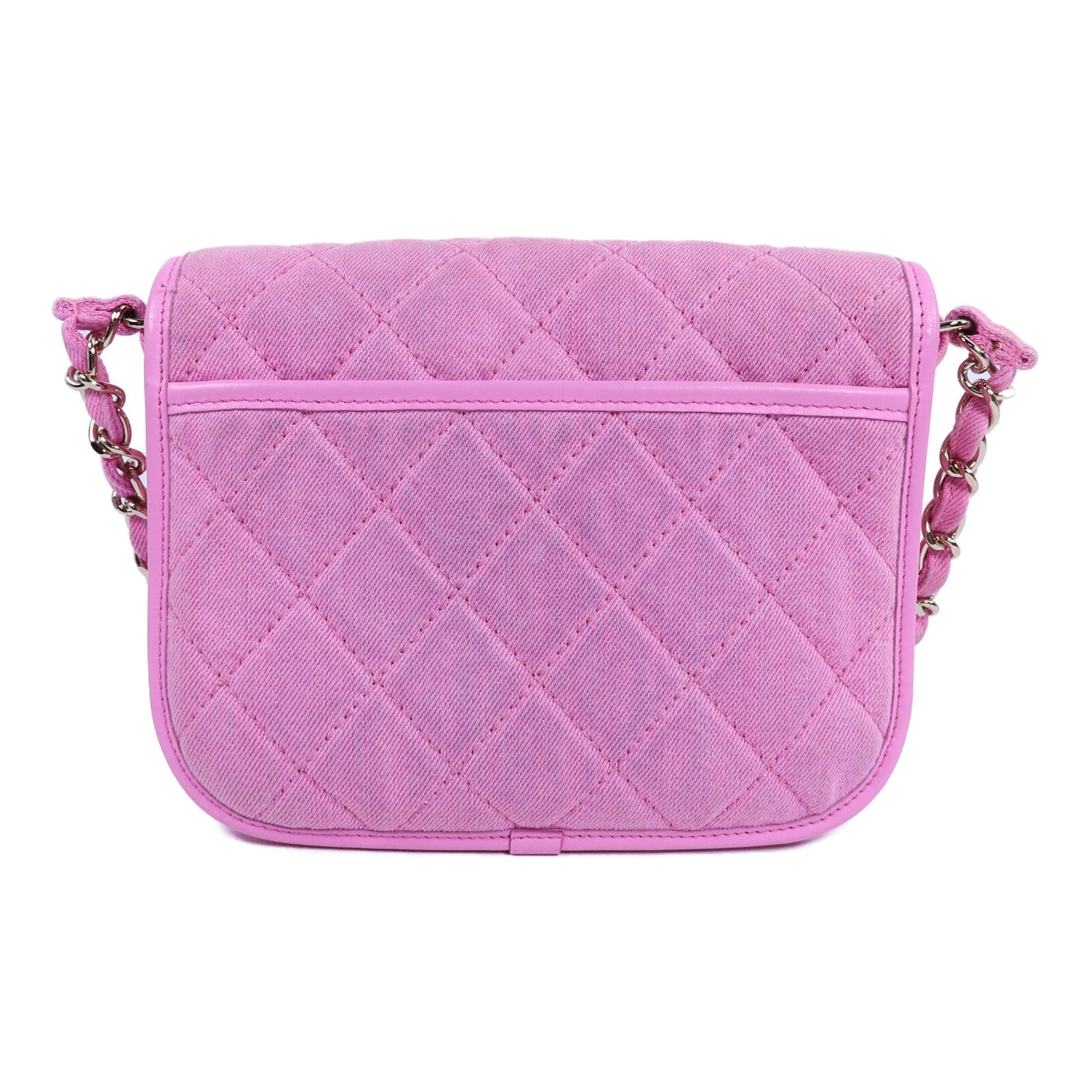CHANEL 帆布Chain Shoulder Bag鏈帶肩背袋