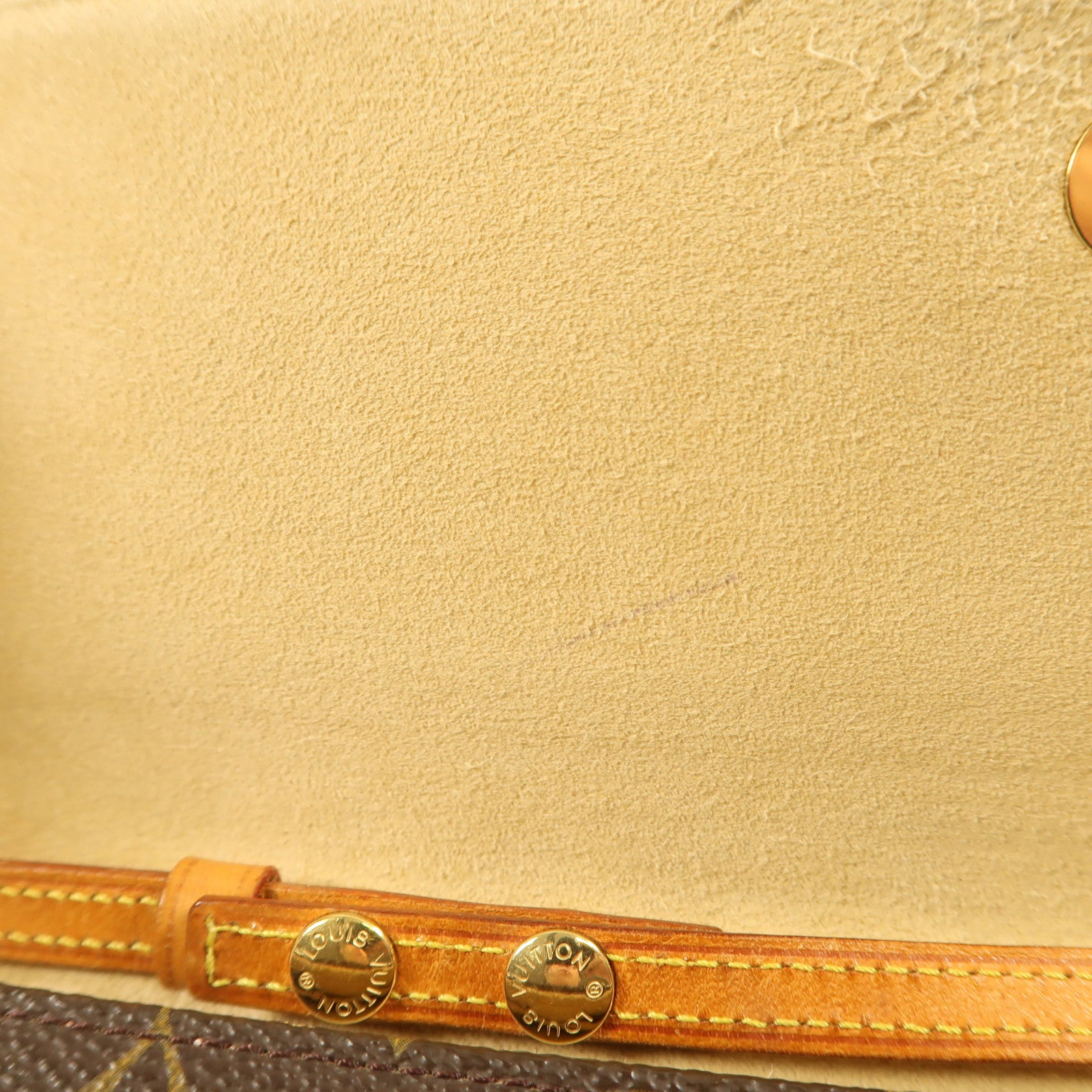 LOUIS VUITTON Monogram Pochette Twin GM金扣肩背袋