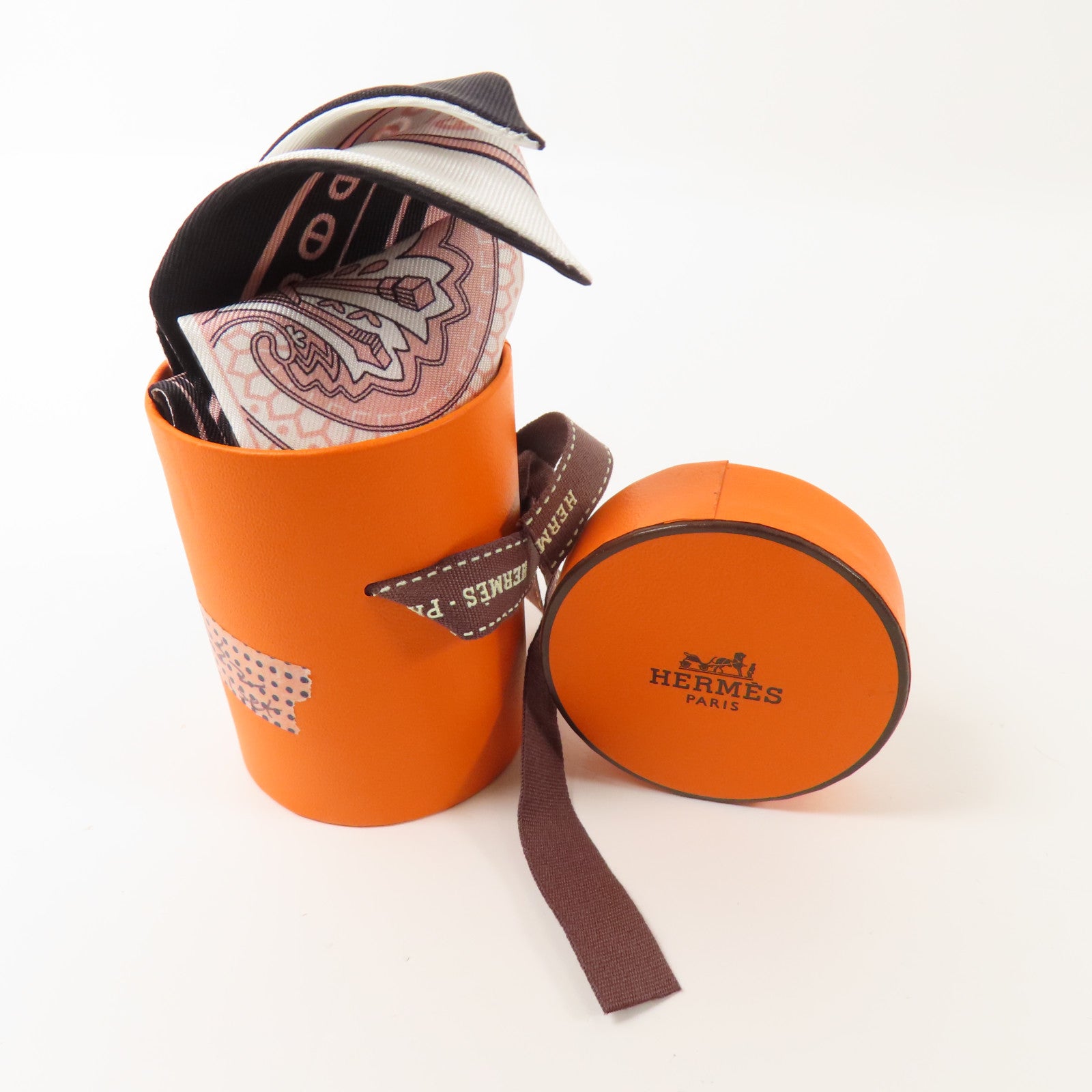 HERMES 絲質Twilly絲巾
