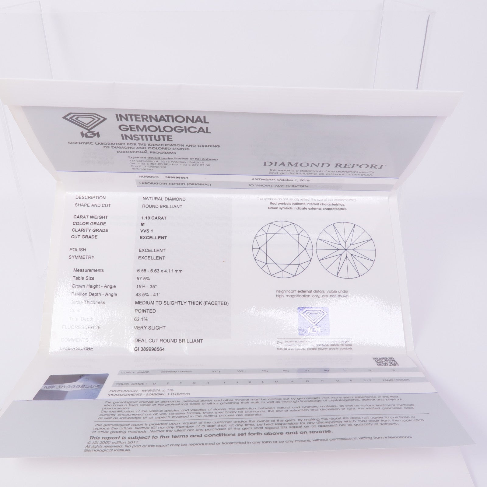 JEWELRY 【激減優惠】18K白金TSL Diamond Ring鑽石戒指US#4.75