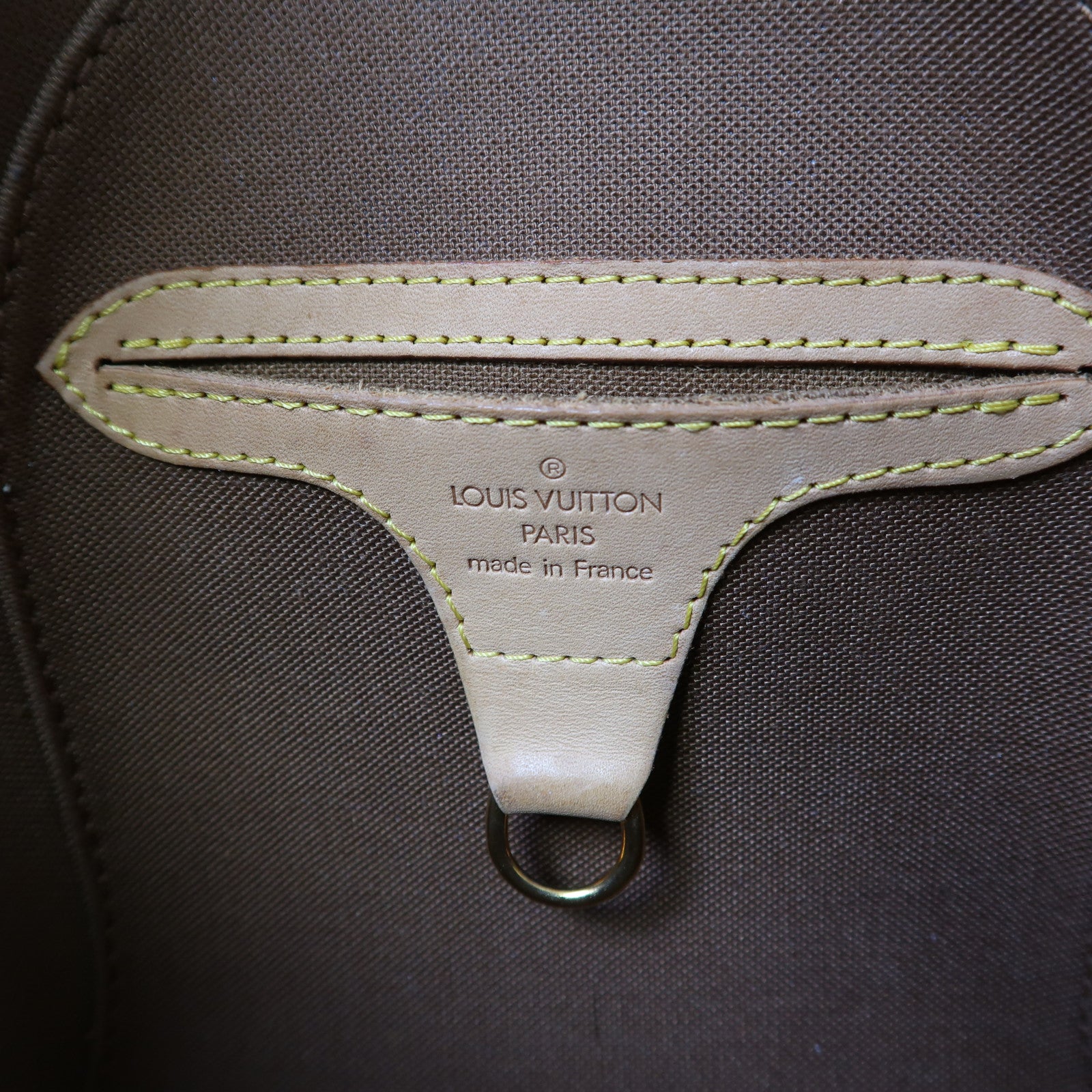 LOUIS VUITTON Monogram Ellipse PM金扣手挽袋啡色