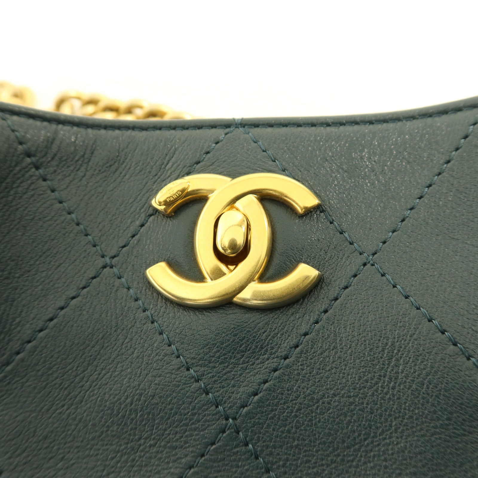 CHANEL 牛皮皮革Hobo Bag手挽肩背兩用袋