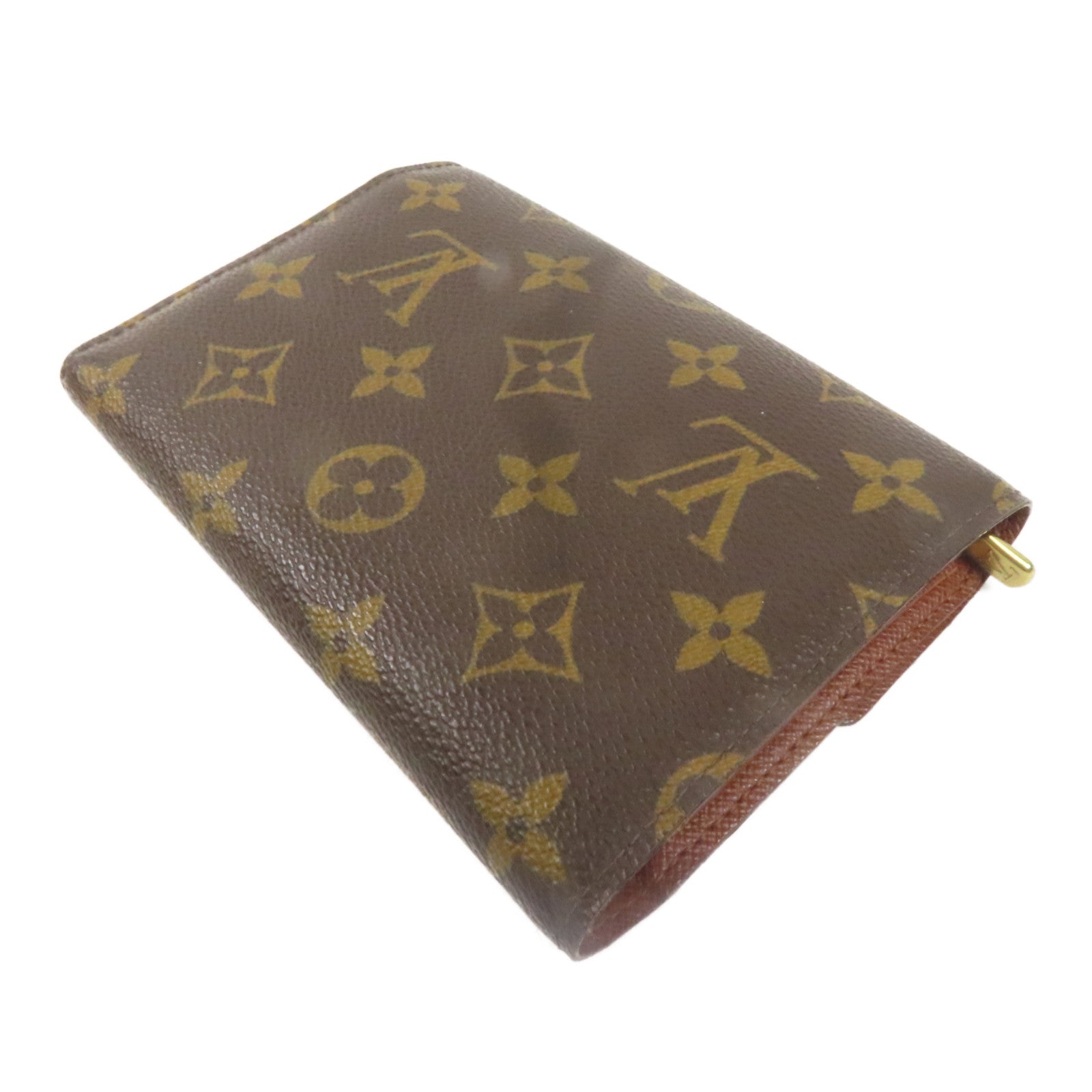 LOUIS VUITTON Monogram Alexandra Wallet金扣錢包棕色