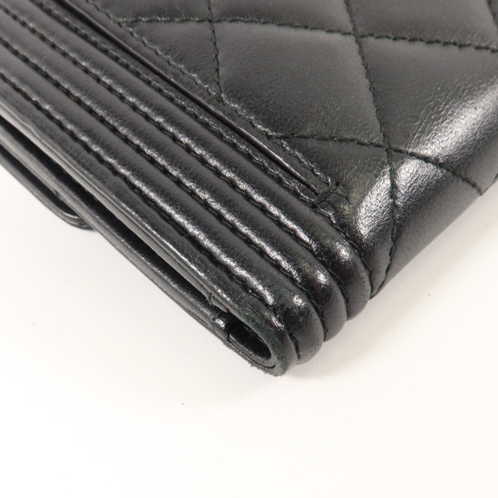 CHANEL 羊皮皮革Boy Chanel Flap Wallet錢包