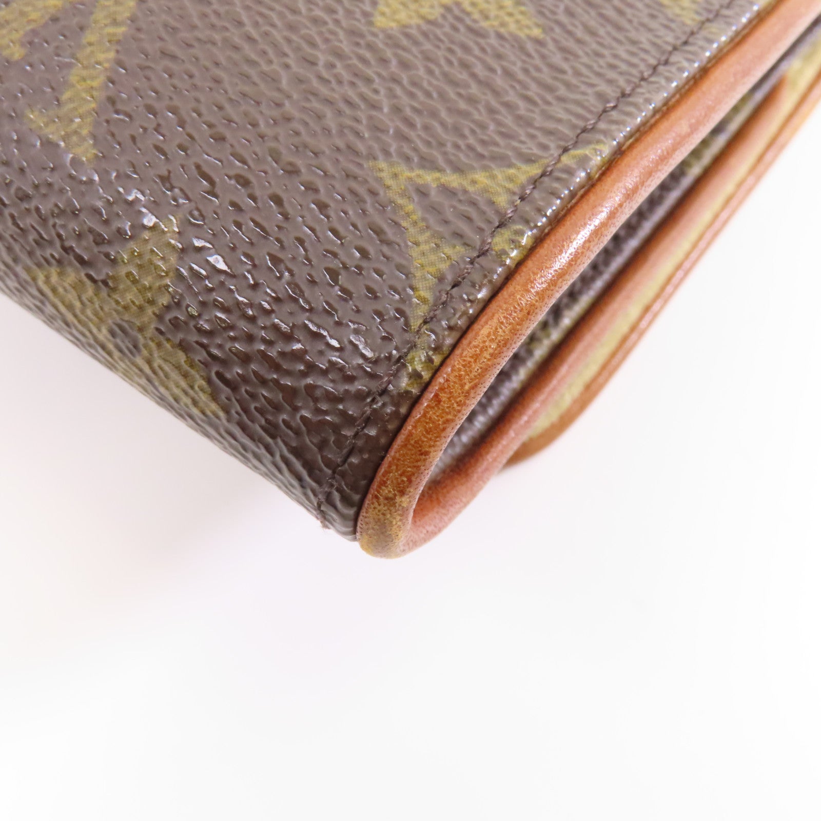 LOUIS VUITTON Monogram Pochette Twin GM金扣肩背袋啡色