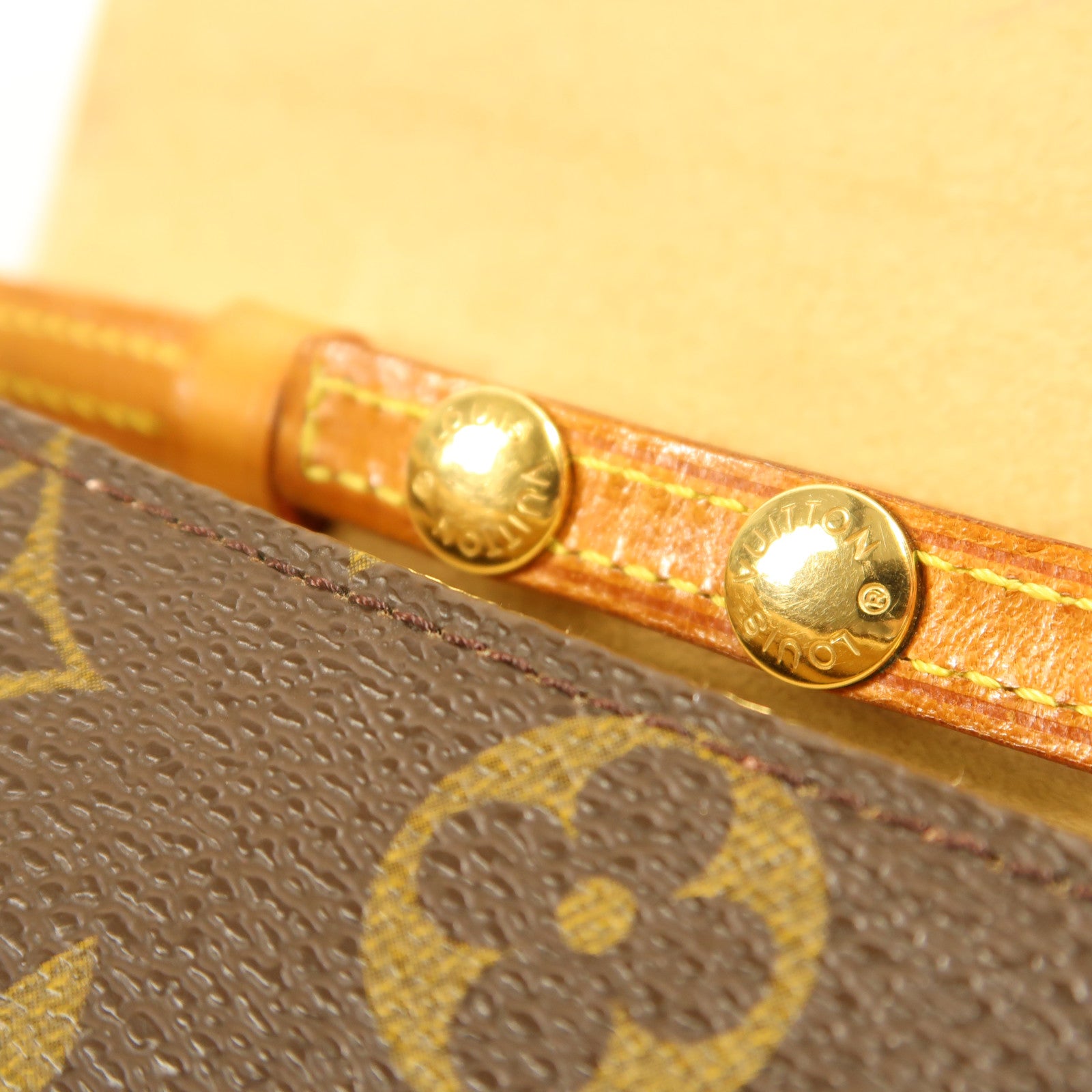 LOUIS VUITTON Monogram Pochette Twin GM金扣肩背袋