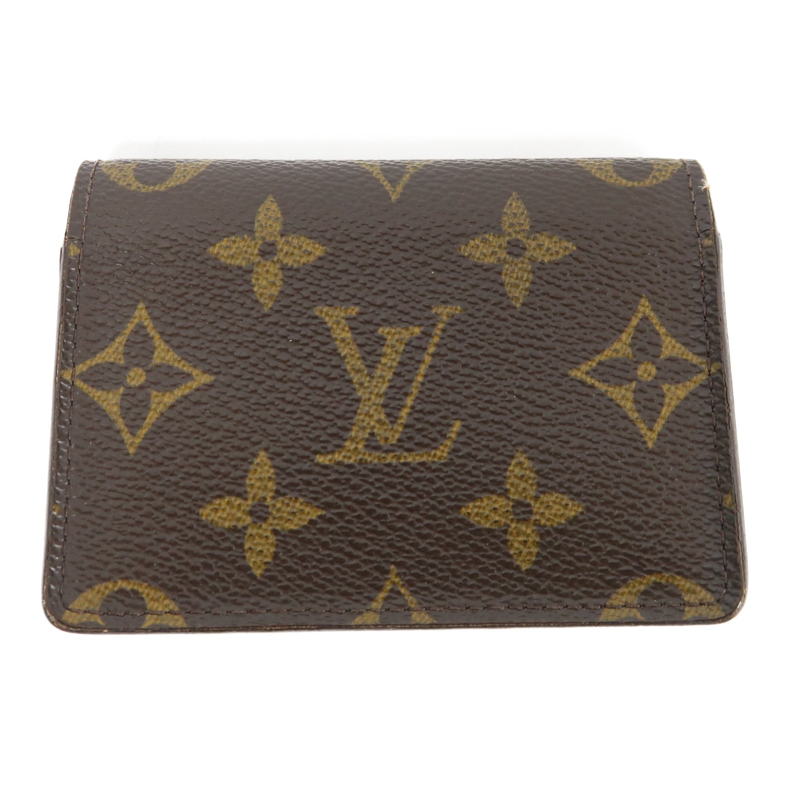 LOUIS VUITTON Monogram Card Case卡片套啡色