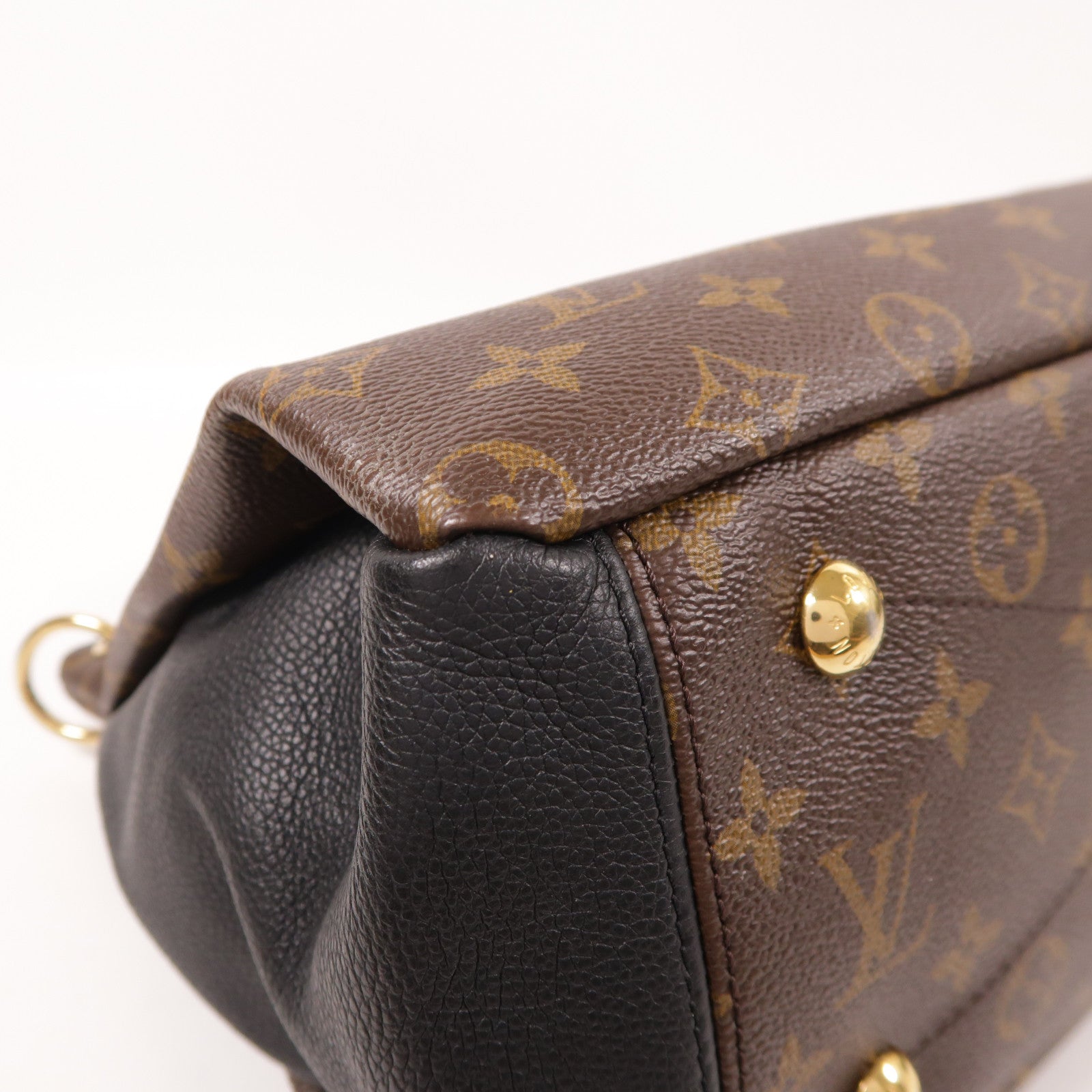 LOUIS VUITTON Monogram Pallas金扣手挽肩背兩用袋