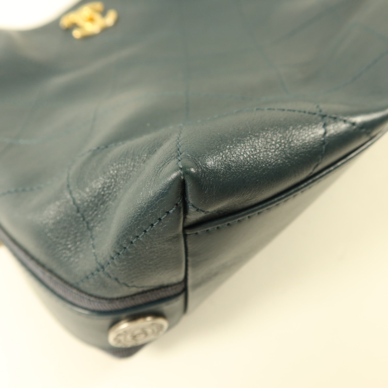 CHANEL 牛皮皮革Hobo Bag手挽肩背兩用袋