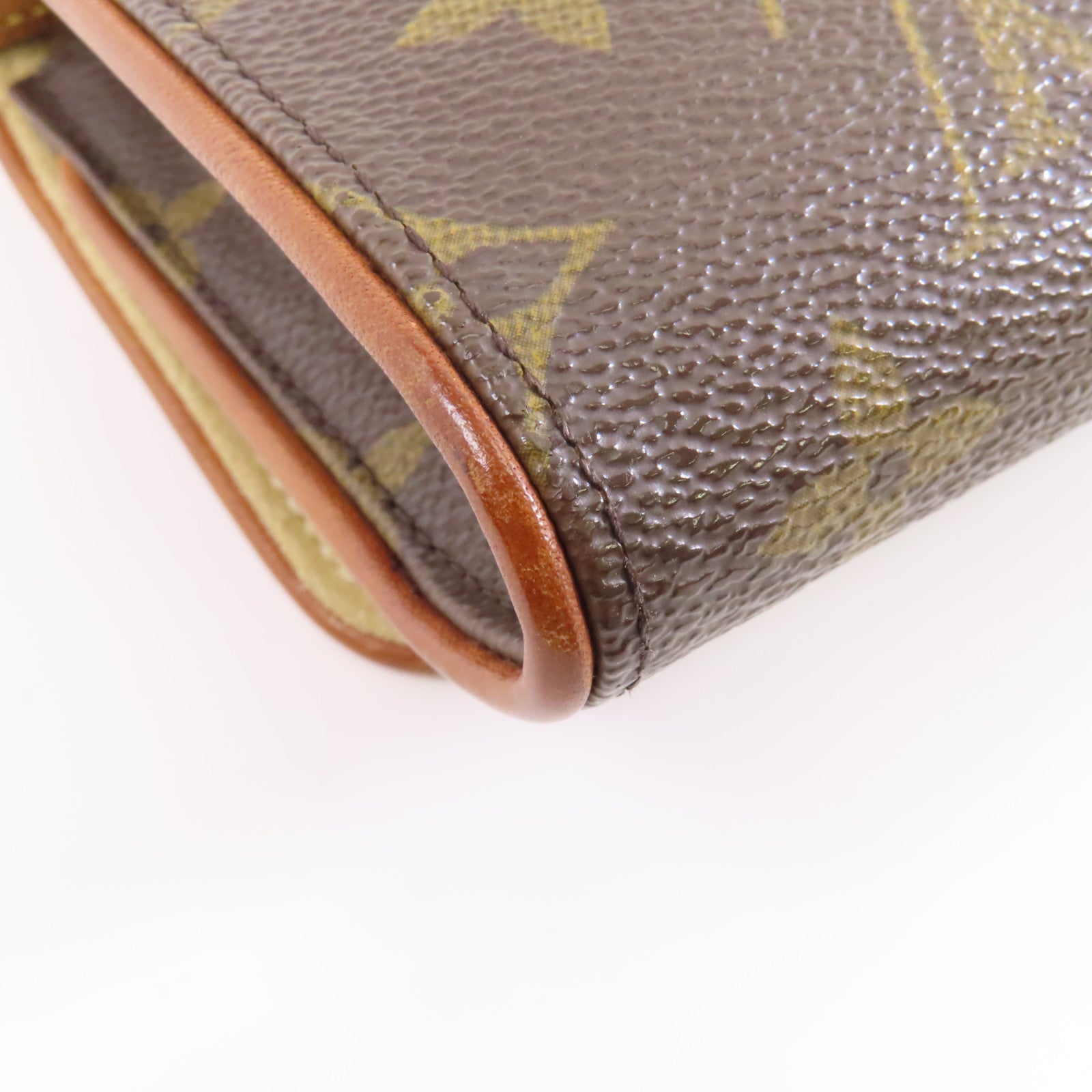 LOUIS VUITTON Monogram Pochette Twin GM金扣肩背袋啡色