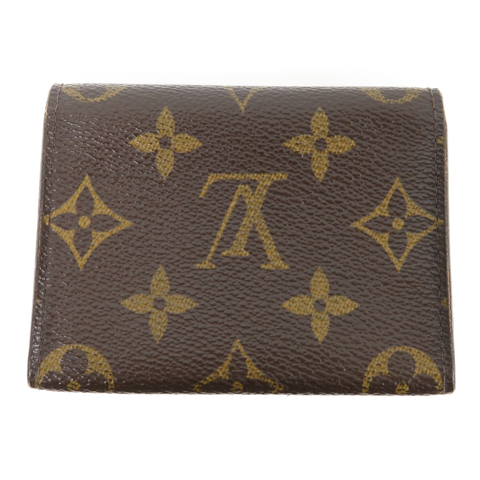 LOUIS VUITTON Monogram Card Case卡片套啡色