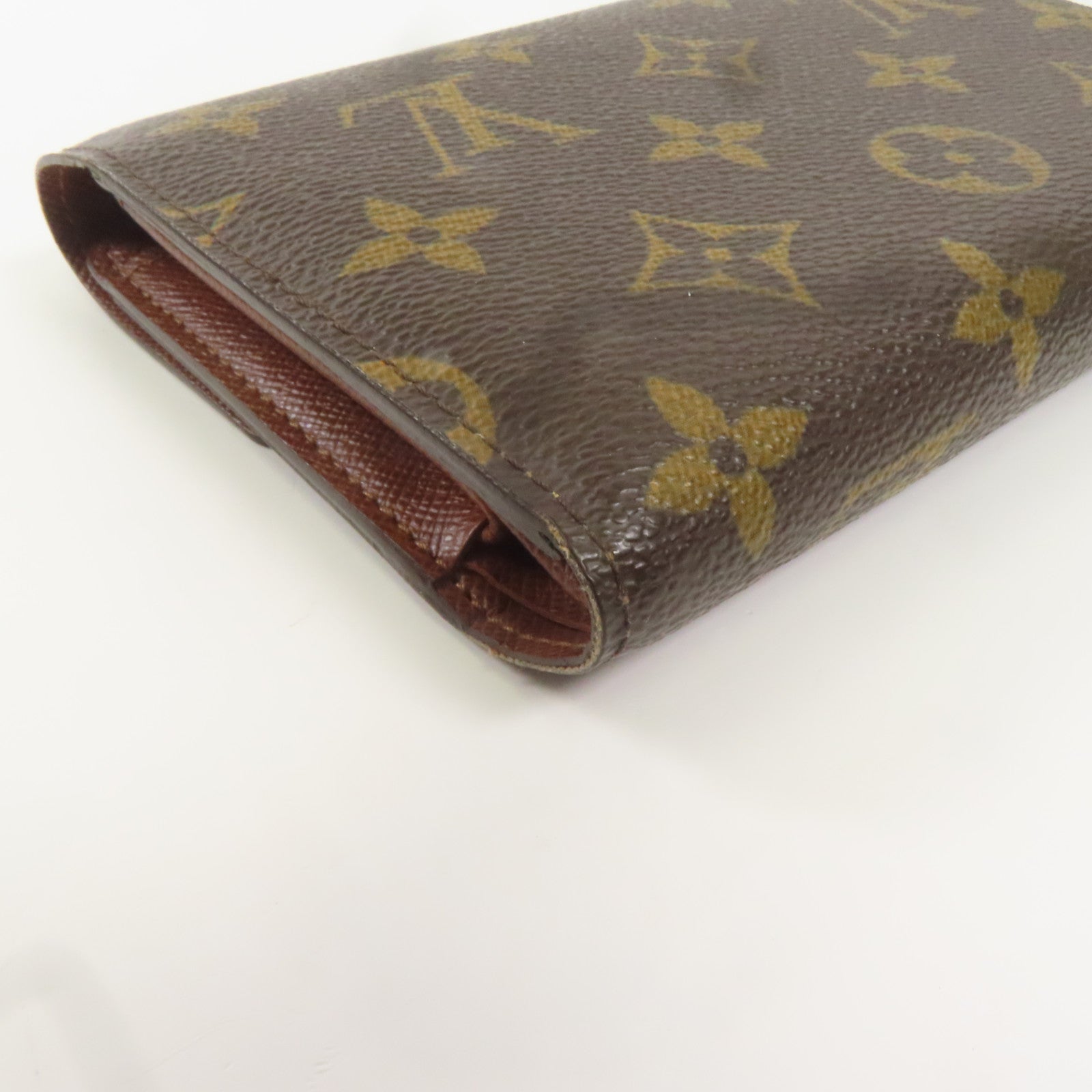 LOUIS VUITTON Monogram Alexandra Wallet金扣錢包棕色
