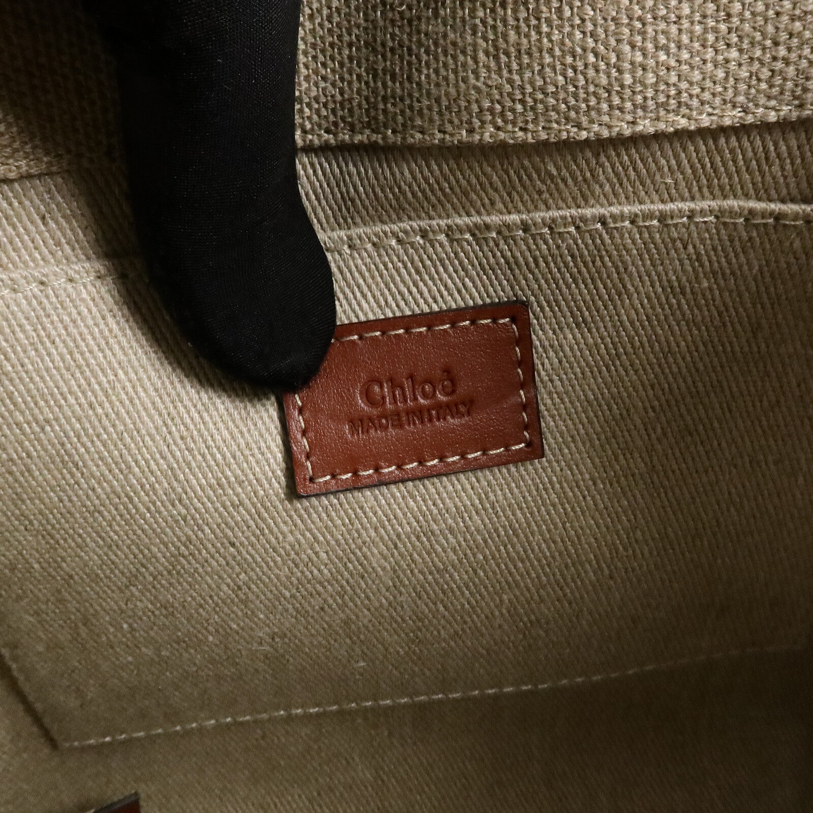 Chloe 帆布Small Woody手挽肩背兩用袋