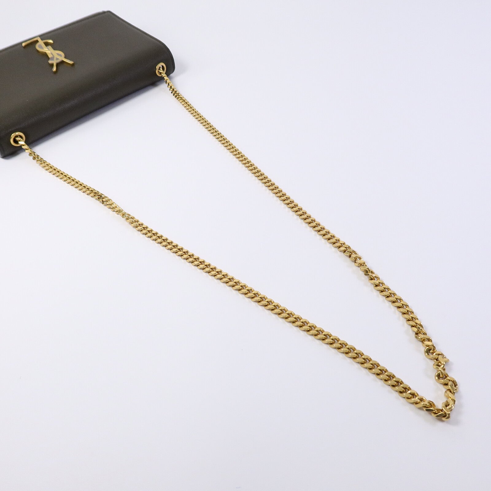 SAINT LAURENT 牛皮皮革Kate Medium Chain鏈帶肩背袋