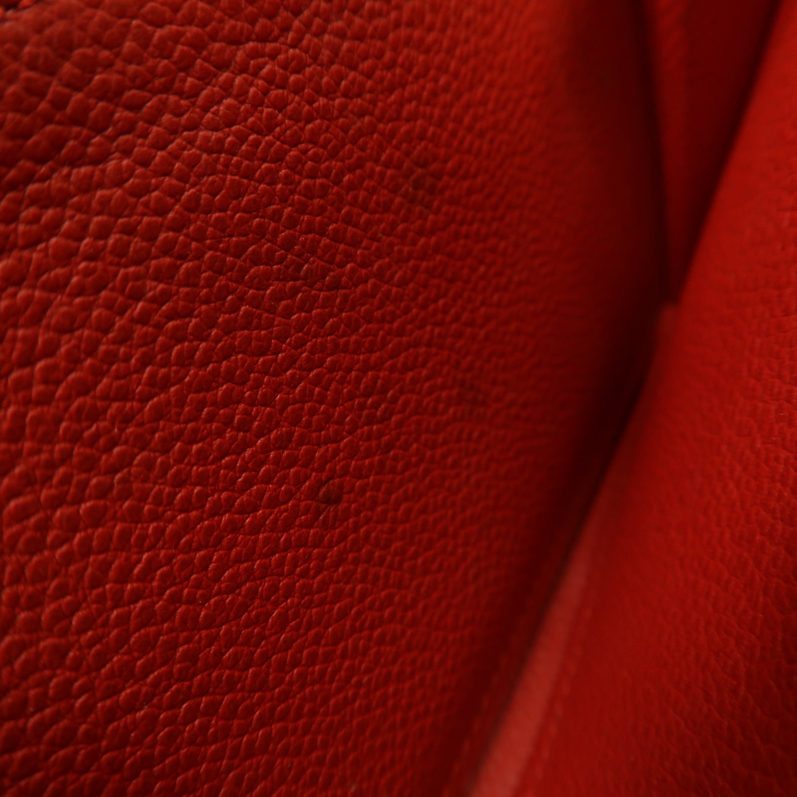 LOUIS VUITTON Monogram Empreinte Zipped Wallet金扣長錢包紅色