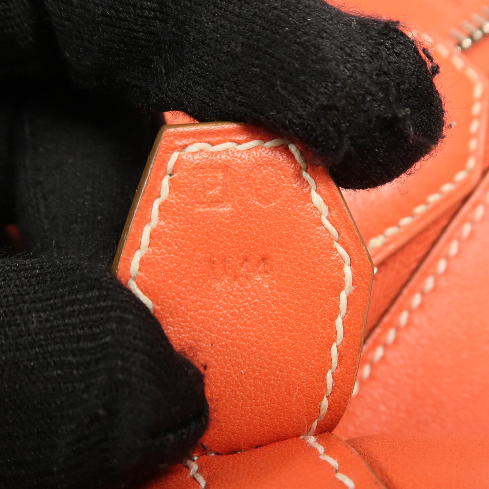 HERMES Sikkim皮革Bolide Relax 35銀扣手挽袋Rose Jaipur