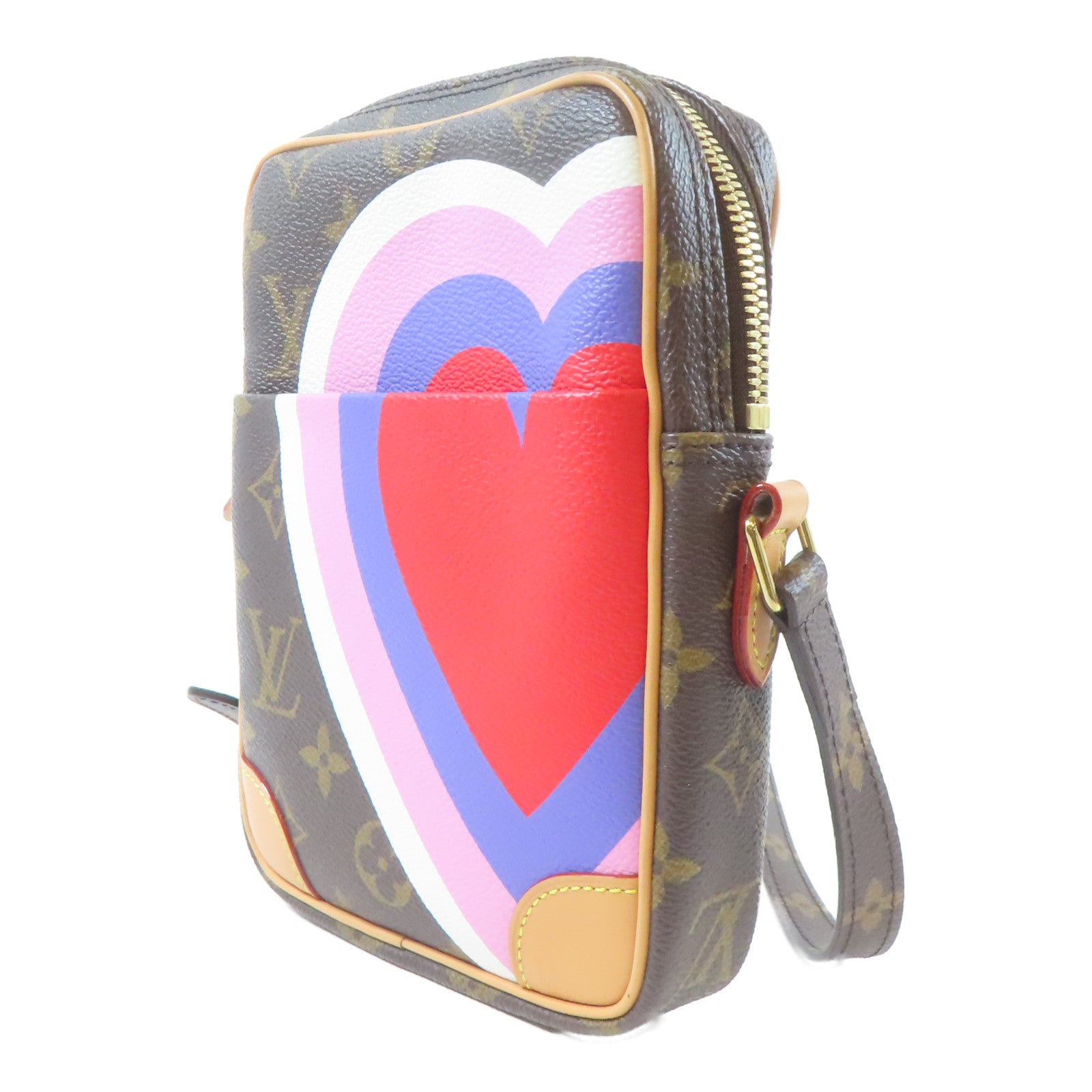 LOUIS VUITTON 【激減優惠】Monogram Game On Paname金扣肩背袋啡色