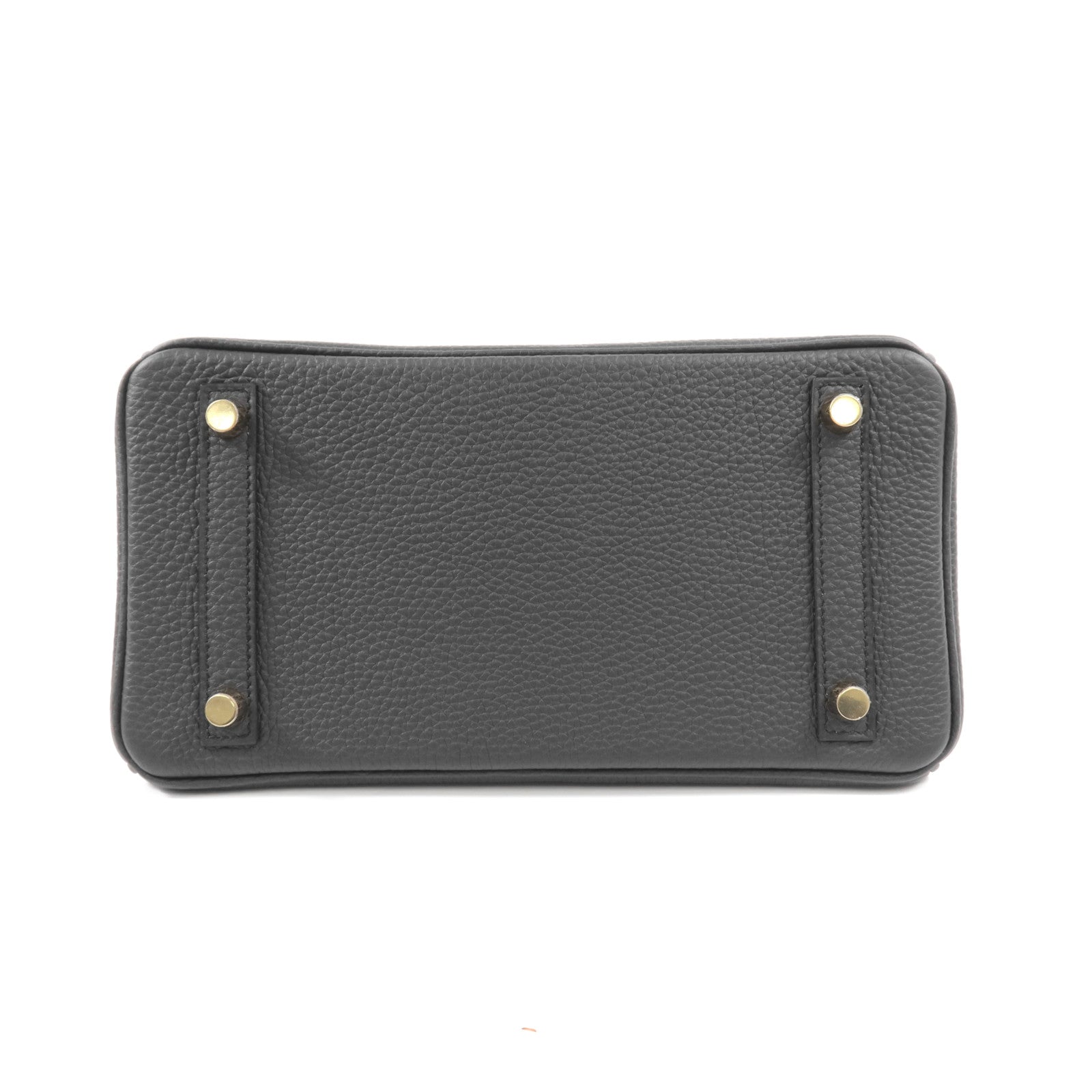 HERMES Togo皮革Birkin 25金扣手挽袋Plomb