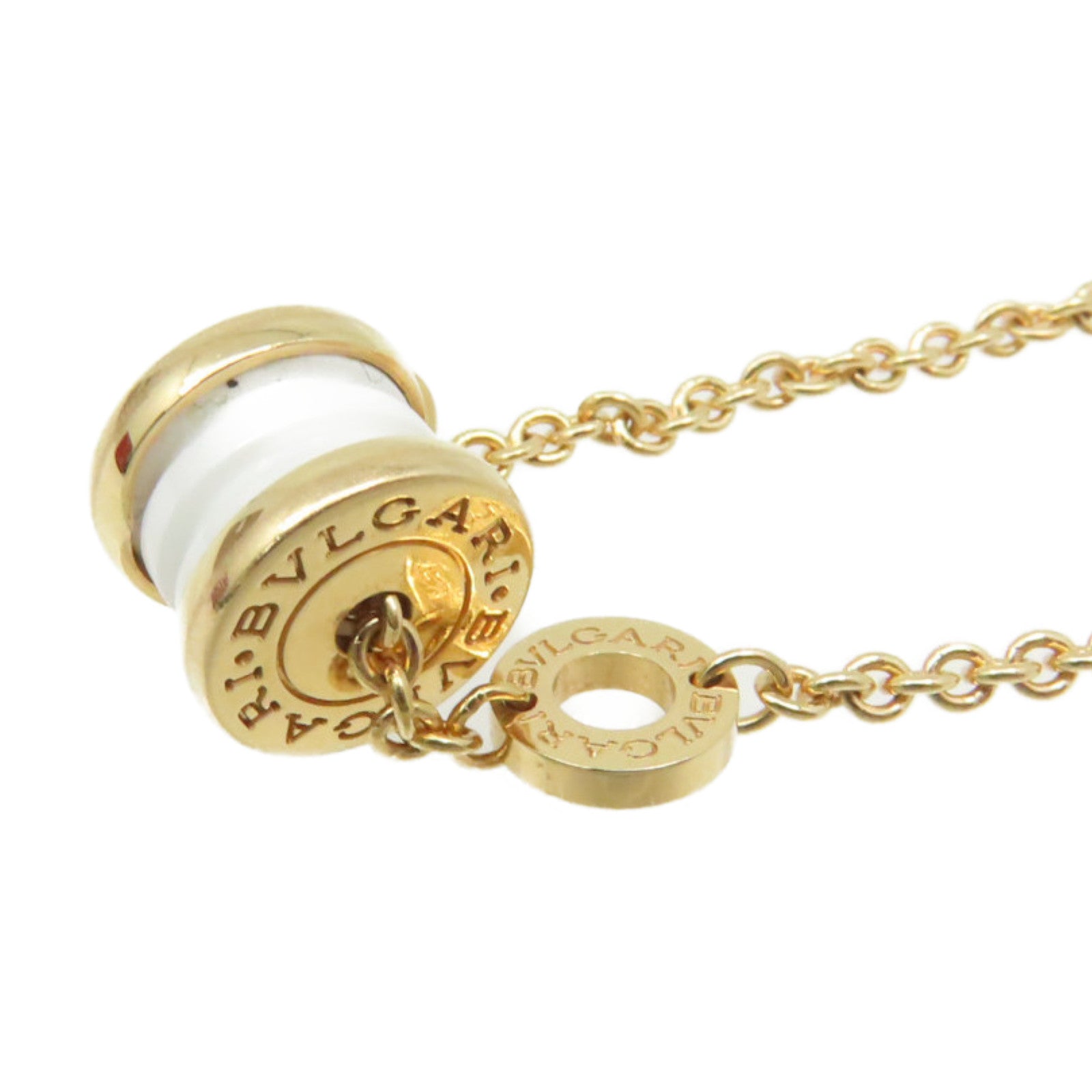 BVLGARI 【激減優惠】18K黃金/陶瓷B.zero1 Bracelet手鏈金色/白色