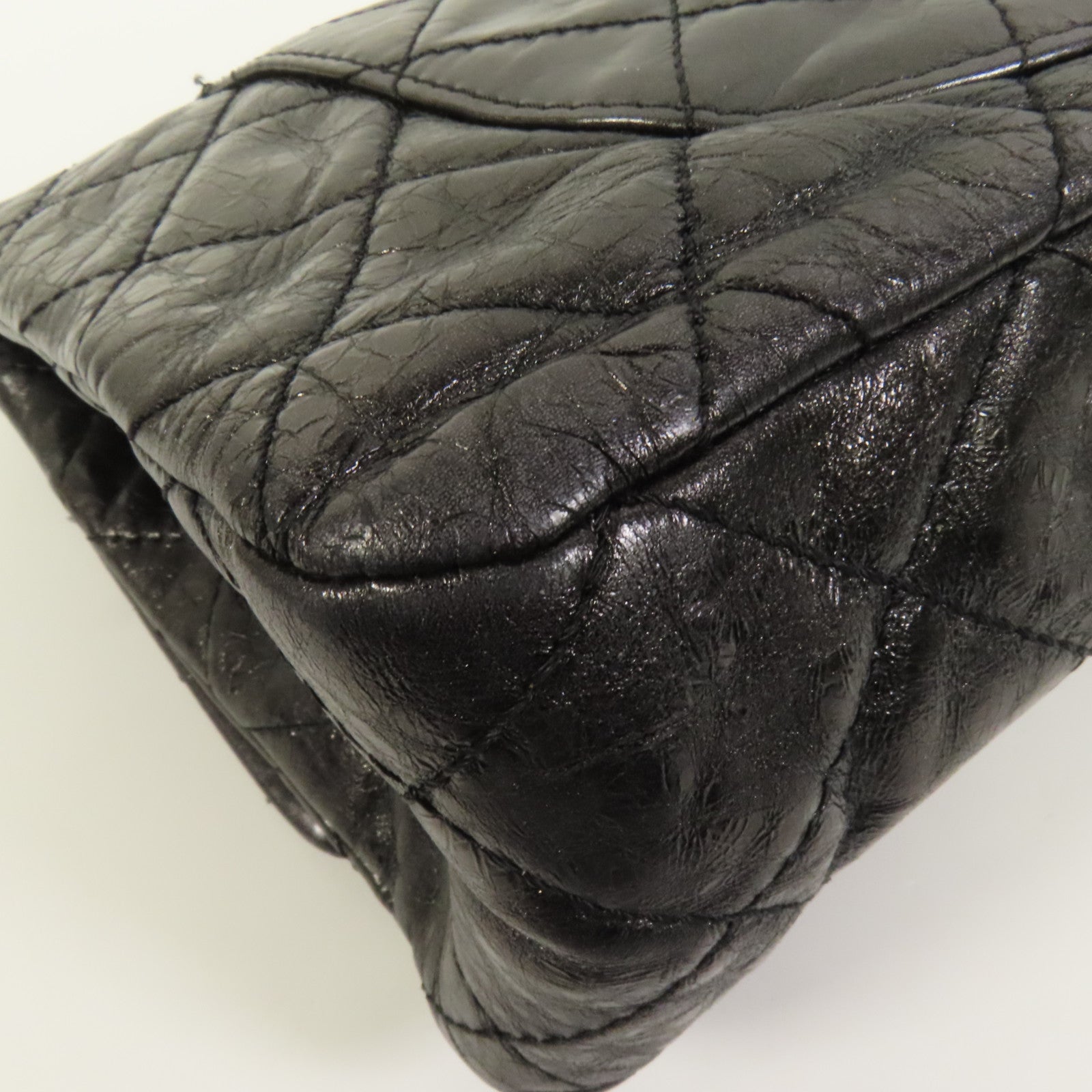 CHANEL 牛皮皮革2.55 Maxi鏈帶肩背袋