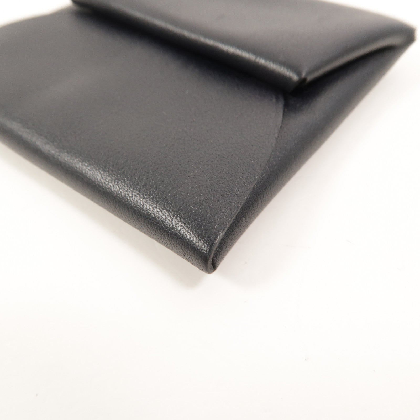 HERMES Swift皮革Bastia零錢包Noir