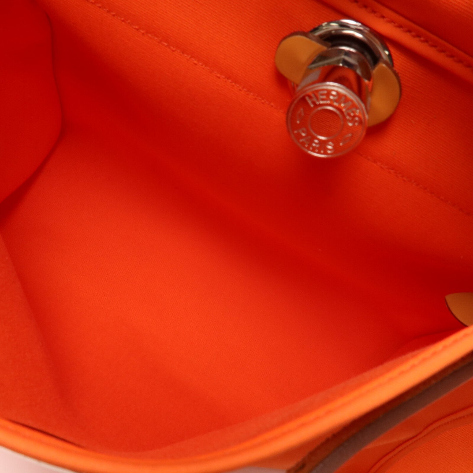 HERMES 帆布Herbag PM手挽肩背兩用袋Capucine