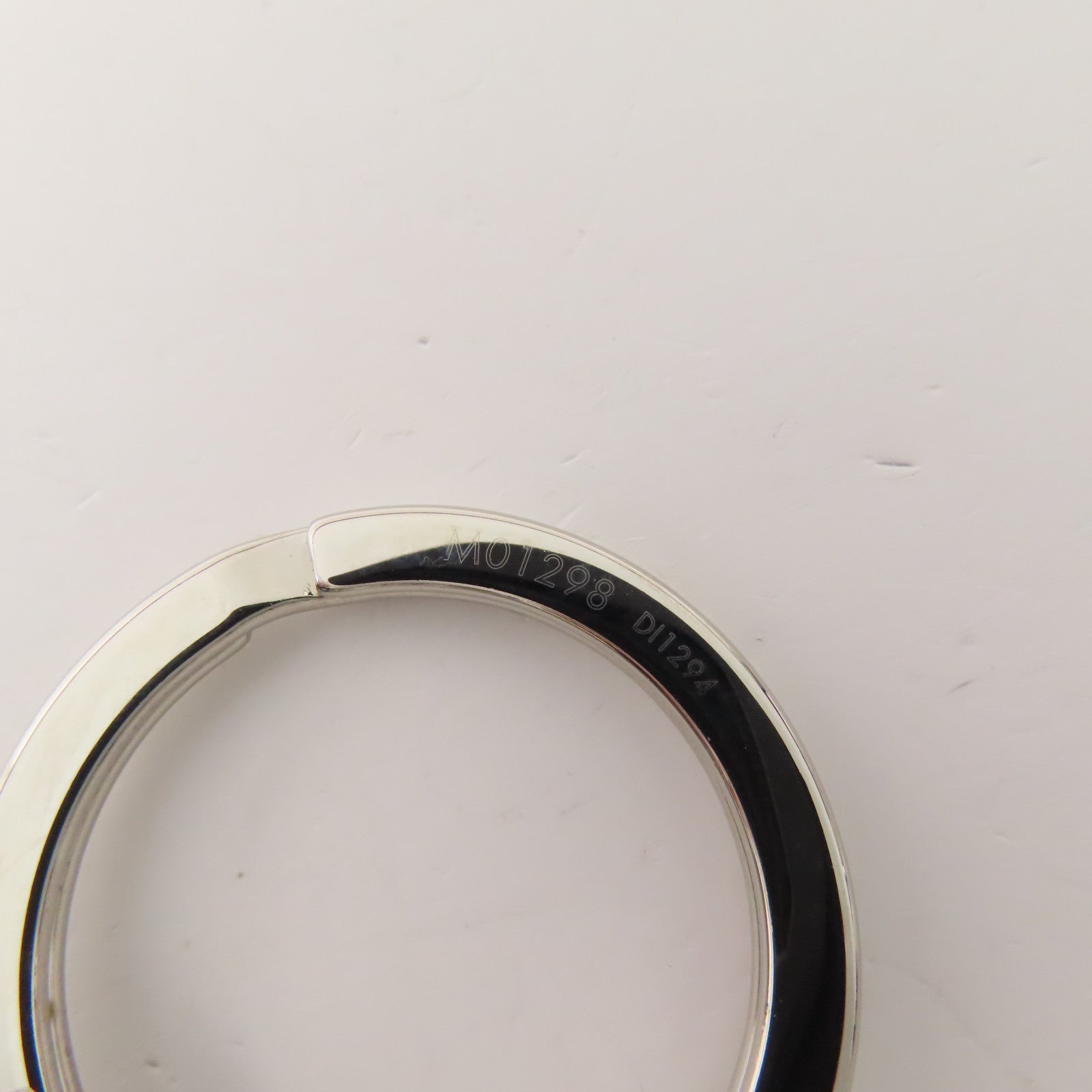 LOUIS VUITTON Monogram Shadow Dragonne銀扣鎖匙扣