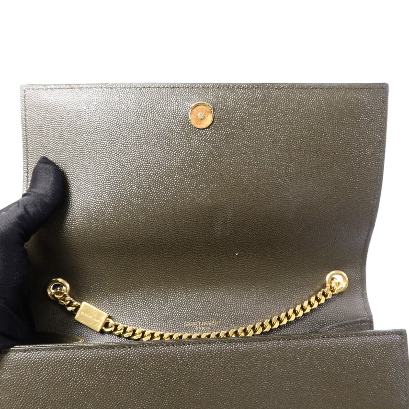 SAINT LAURENT 牛皮皮革Kate Medium Chain鏈帶肩背袋