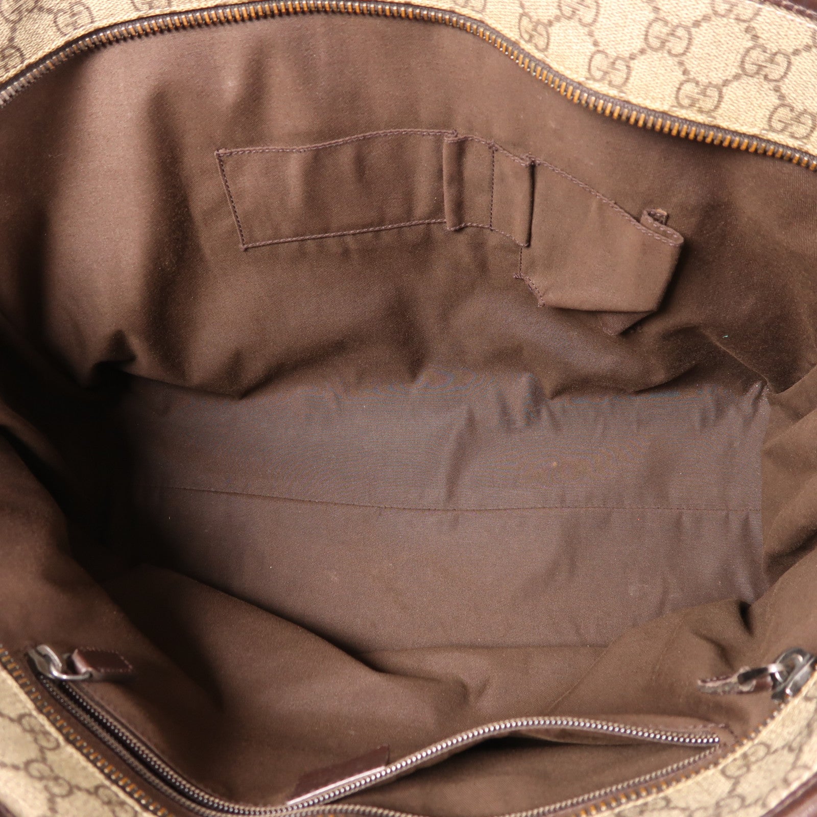 GUCCI 塗層帆布2 Way Shoulder銀扣手挽肩背兩用袋