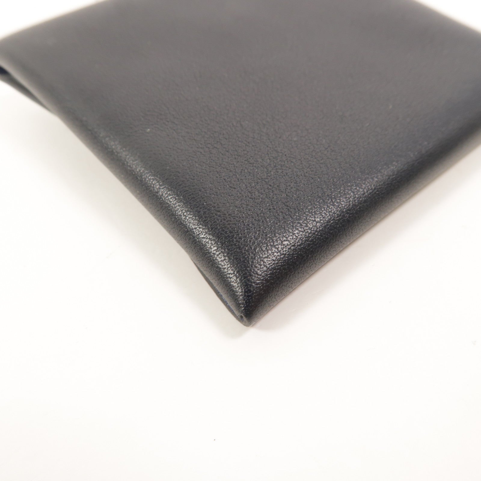HERMES Swift皮革Bastia零錢包Noir