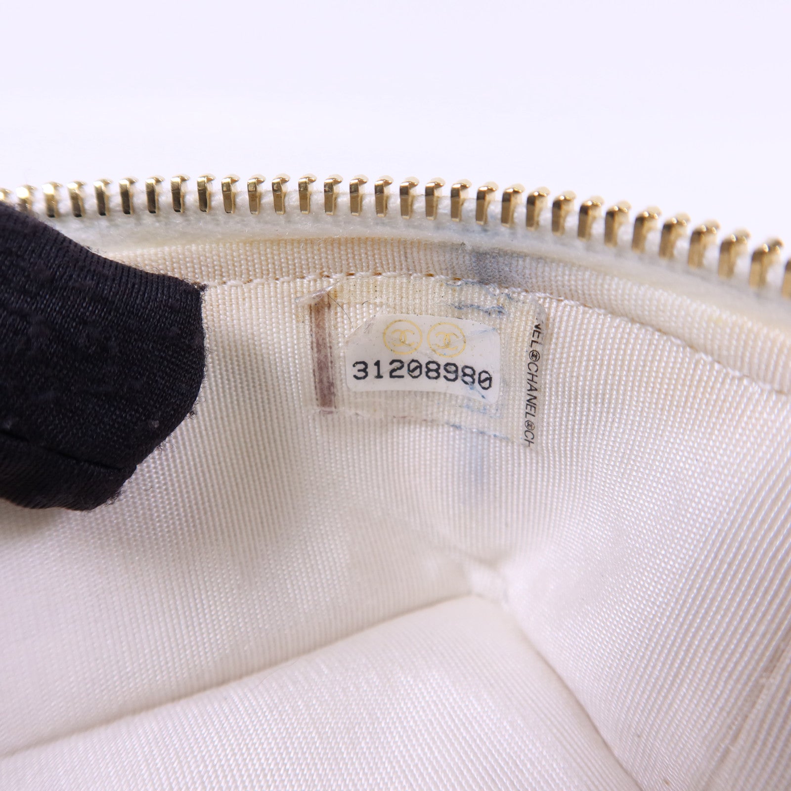 CHANEL 牛皮皮革Mini Chain Shoulder金扣手挽肩背兩用袋