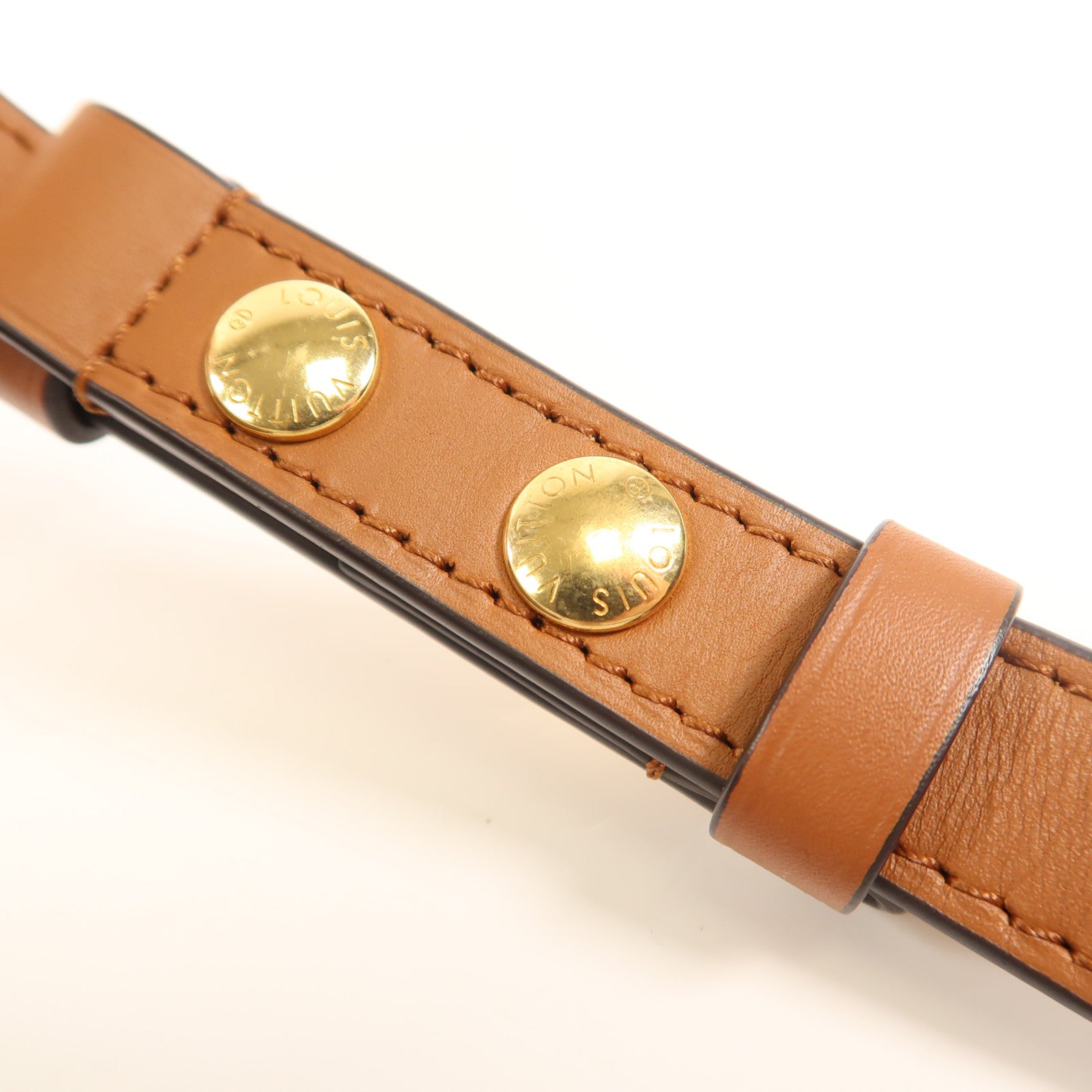 LOUIS VUITTON Monogram Reverse Mini Dauphine金扣肩背袋