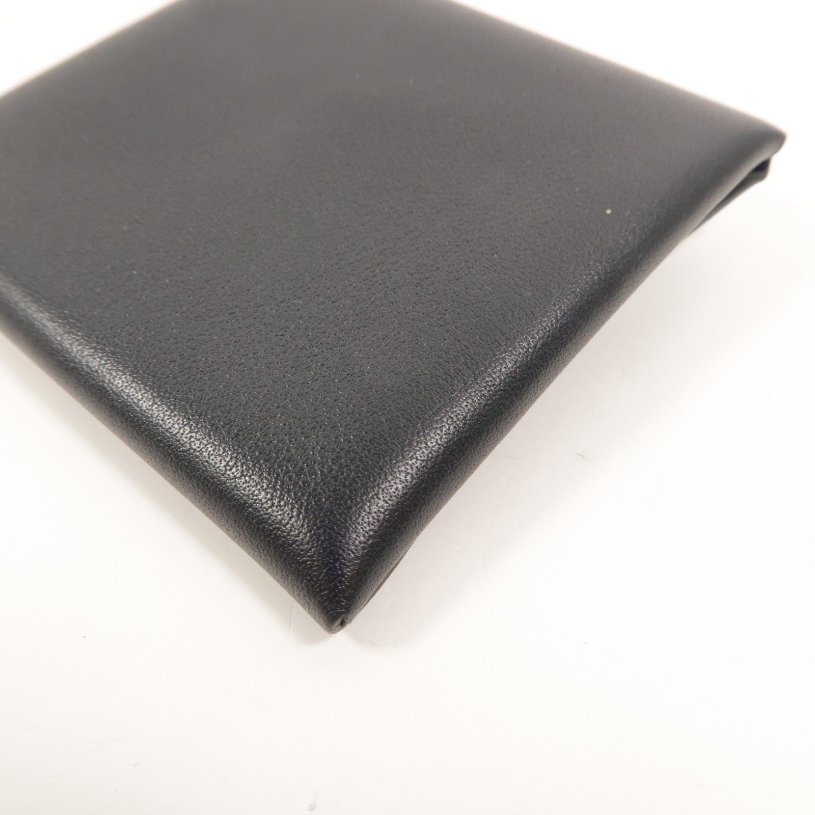 HERMES Swift皮革Bastia零錢包Noir